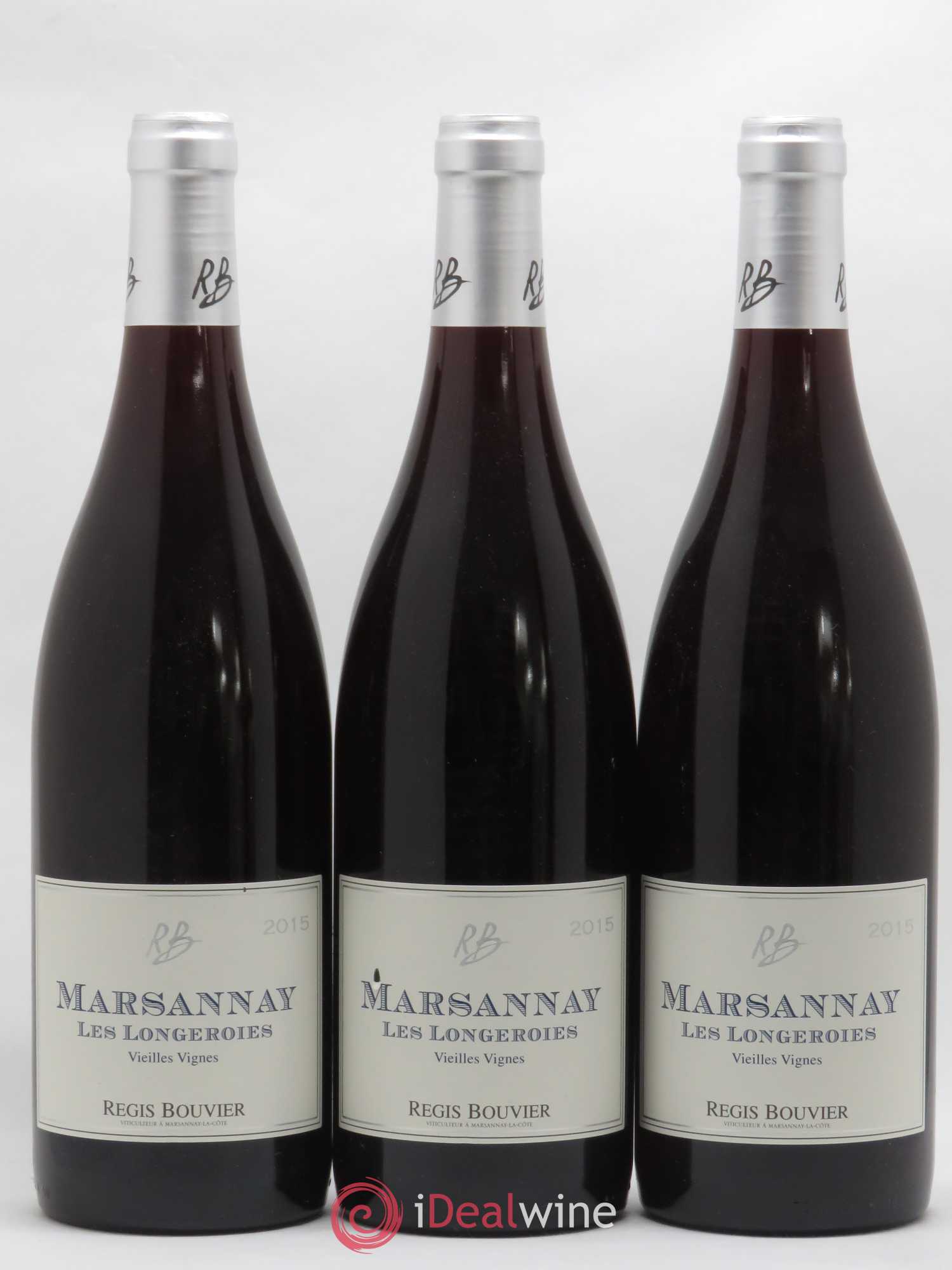 Marsannay Les Longeroies Vieilles Vignes Régis Bouvier 2015 - Posten von 3 Flaschen - 0