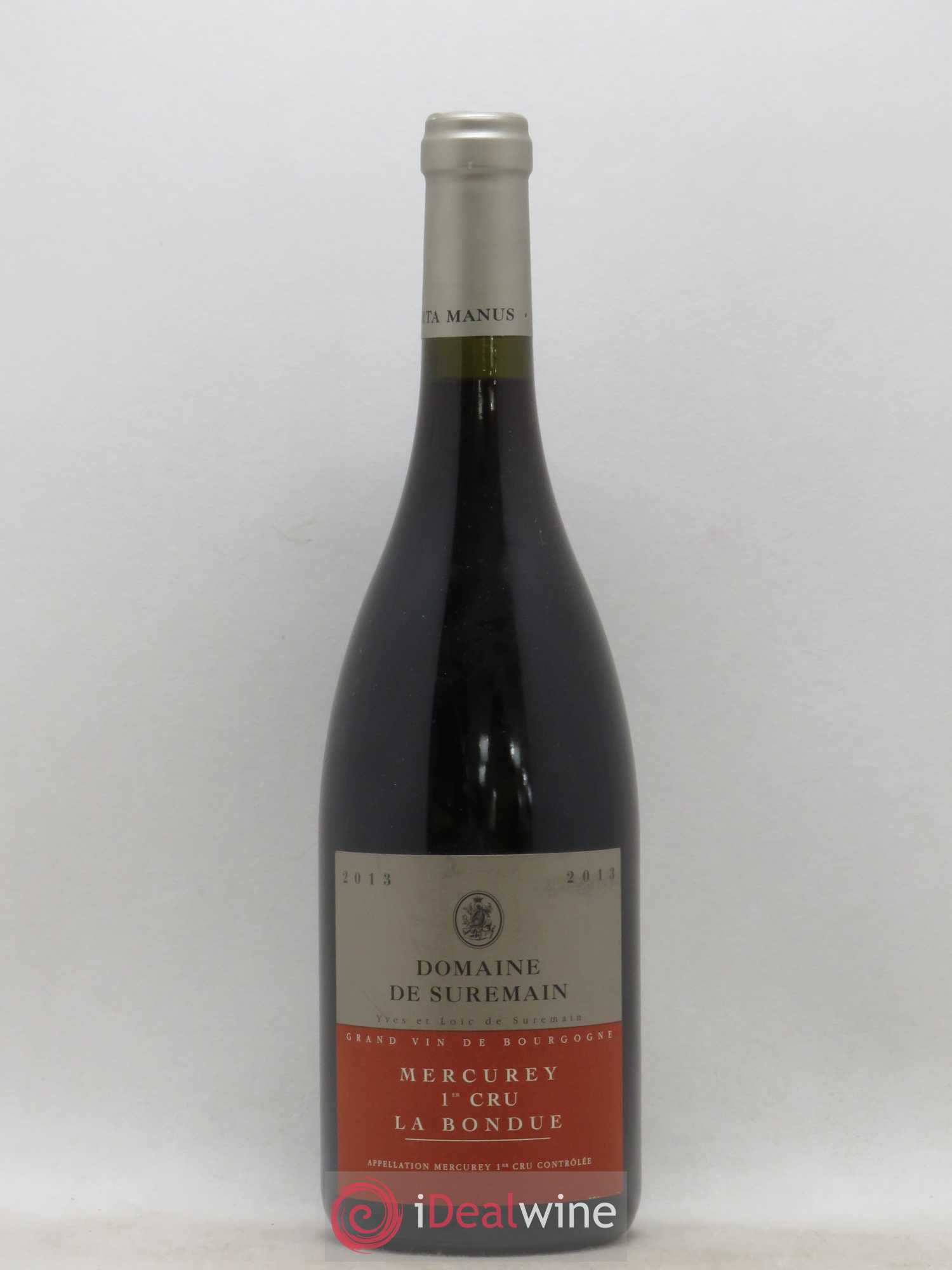 Mercurey 1er Cru La Bondue Domaine de Suremain 2013 - Posten von 1 Flasche - 0