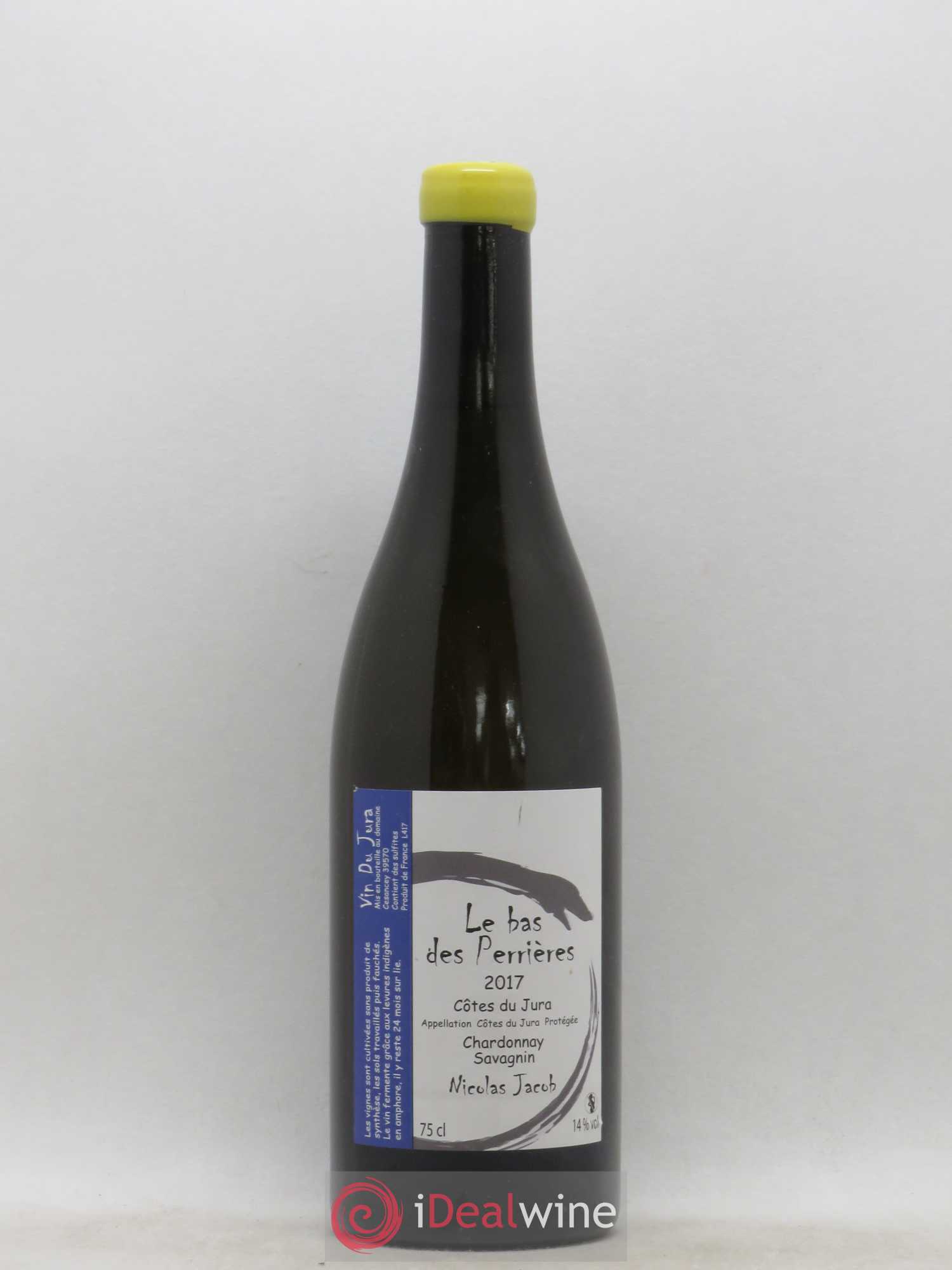 Côtes du Jura Le Bas des Perrières Nicolas Jacob 2017 - Posten von 1 Flasche - 0