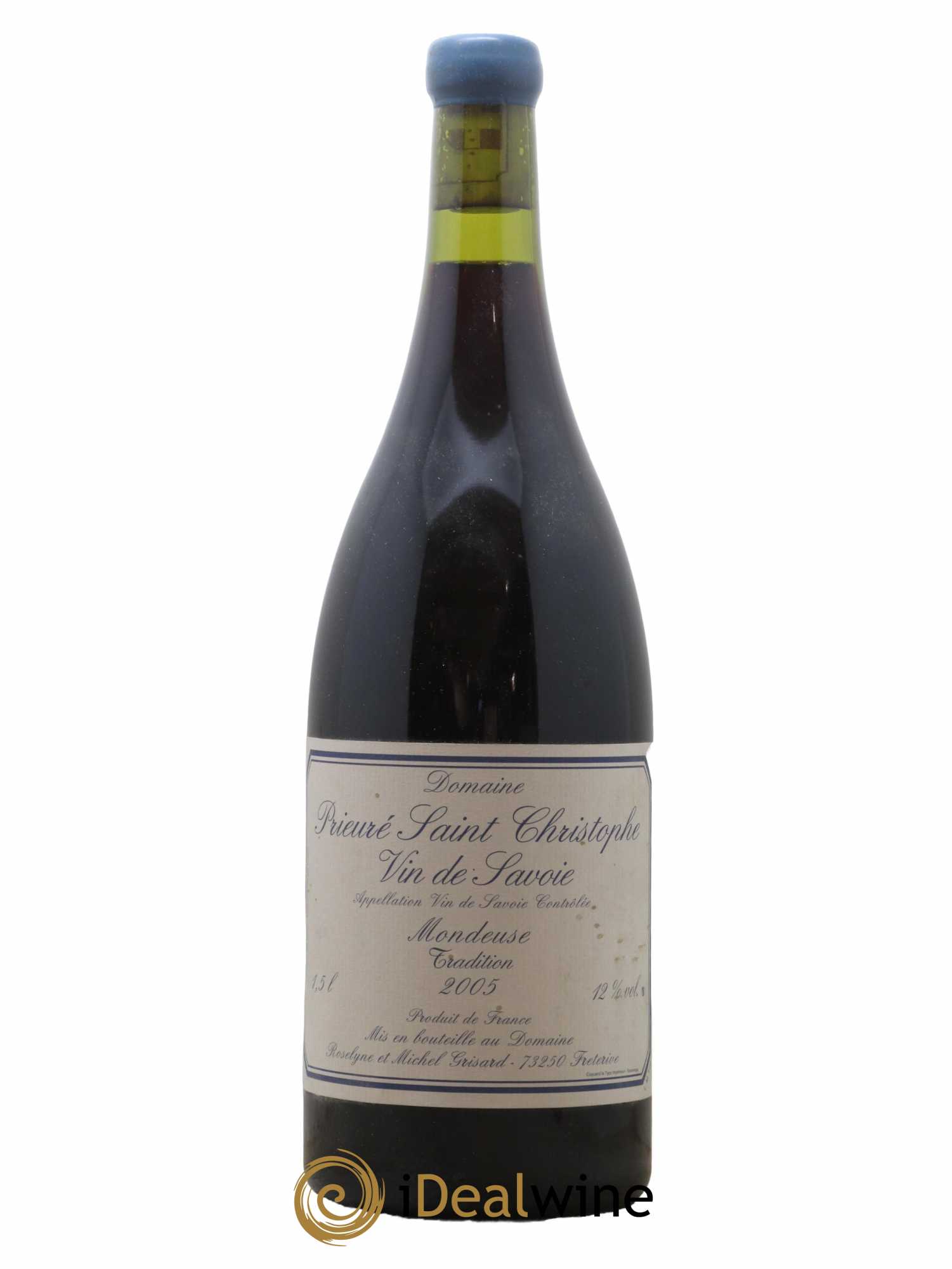 Vin des Allobroges Mondeuse Tradition Prieuré Saint Christophe (Domaine) 2005 - Lot de 1 magnum - 0