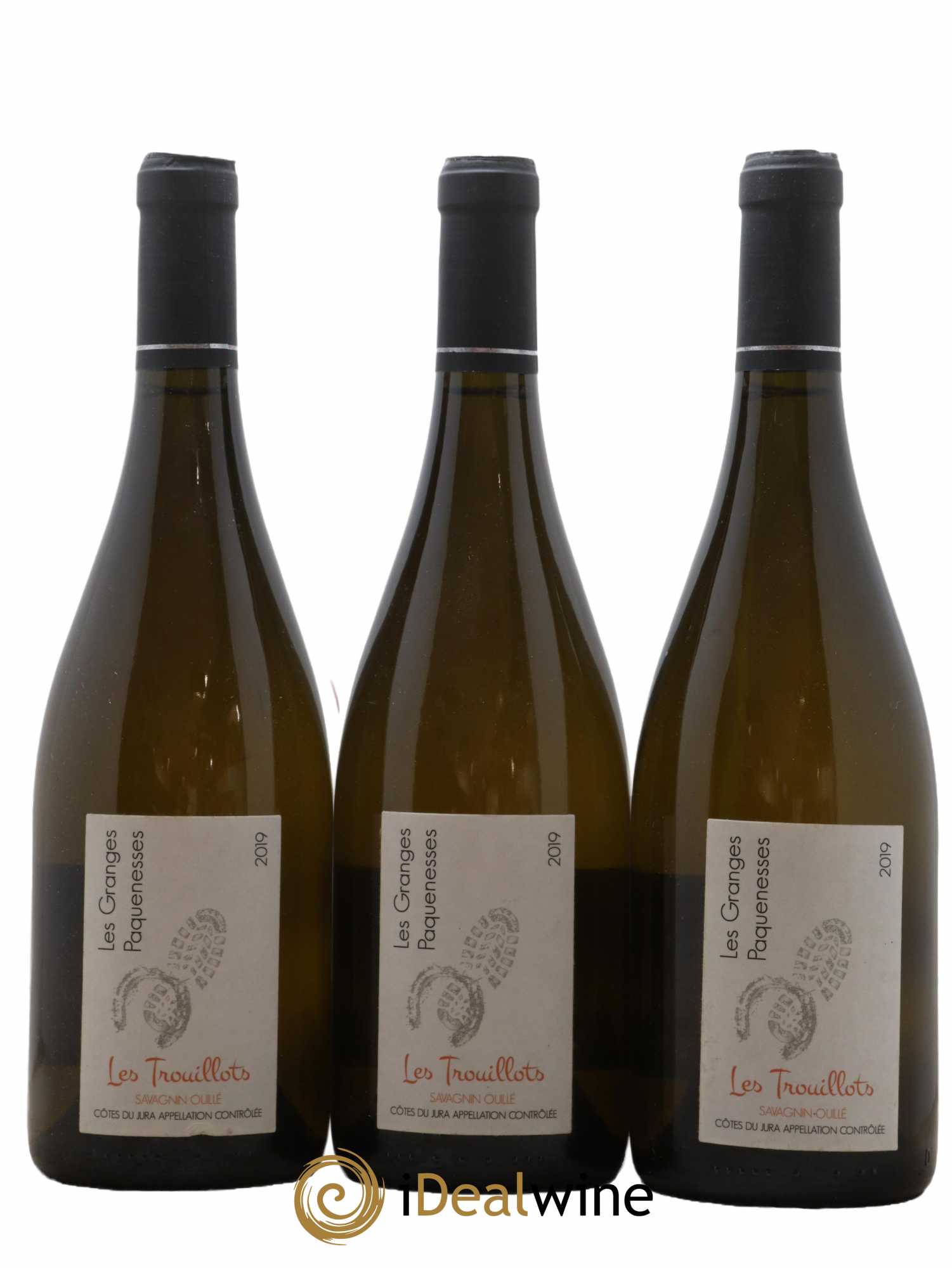 Côtes du Jura Savagnin Ouillé Les Trouillots Les Granges Paquenesses 2019 - Lot de 3 bouteilles - 0