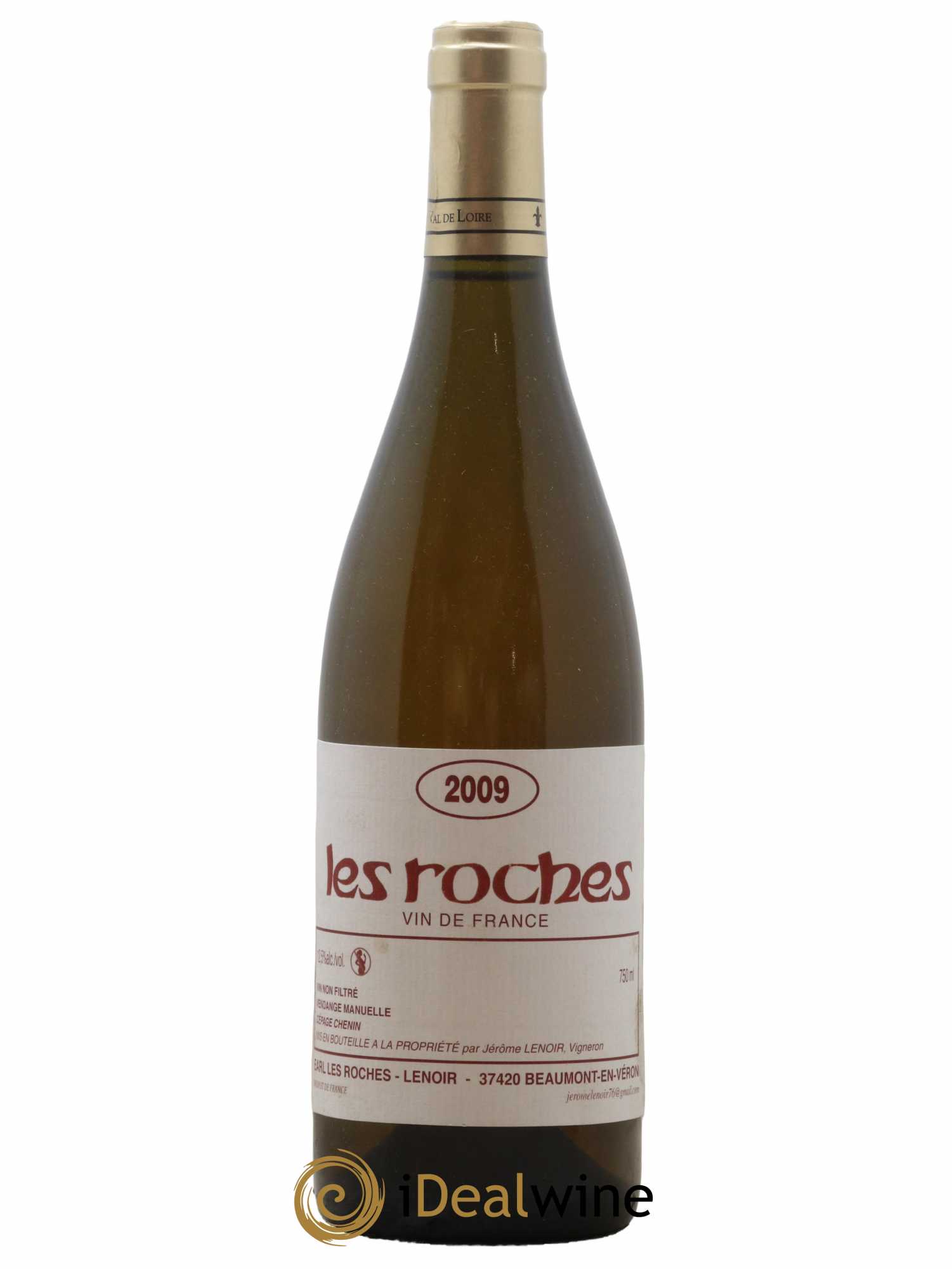 Vin de France Les Roches Lenoir (Domaine) 2009 - Lot de 1 bouteille - 0