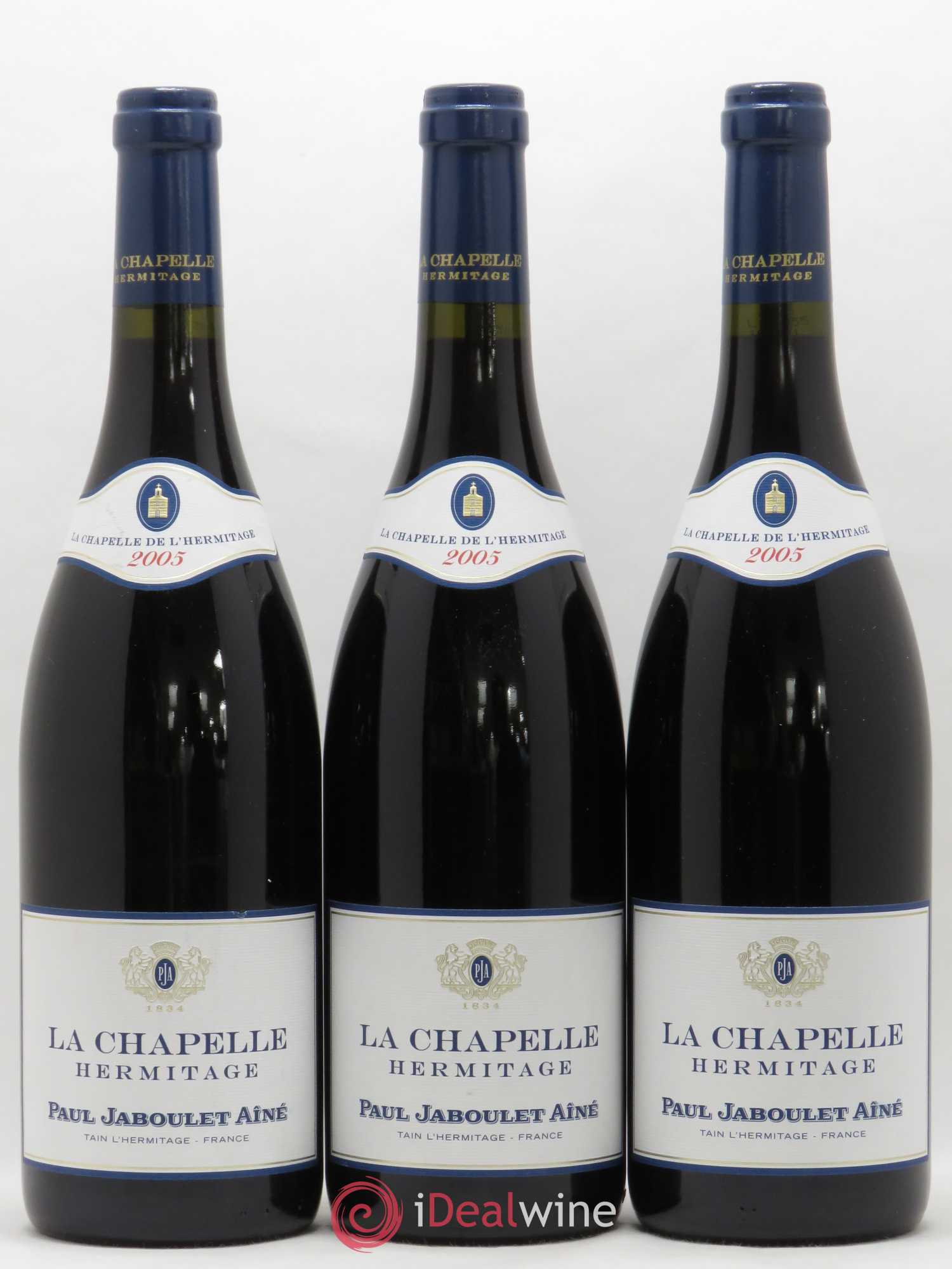 Hermitage La Chapelle Paul Jaboulet Ainé 2005 - Lot de 3 bouteilles - 0
