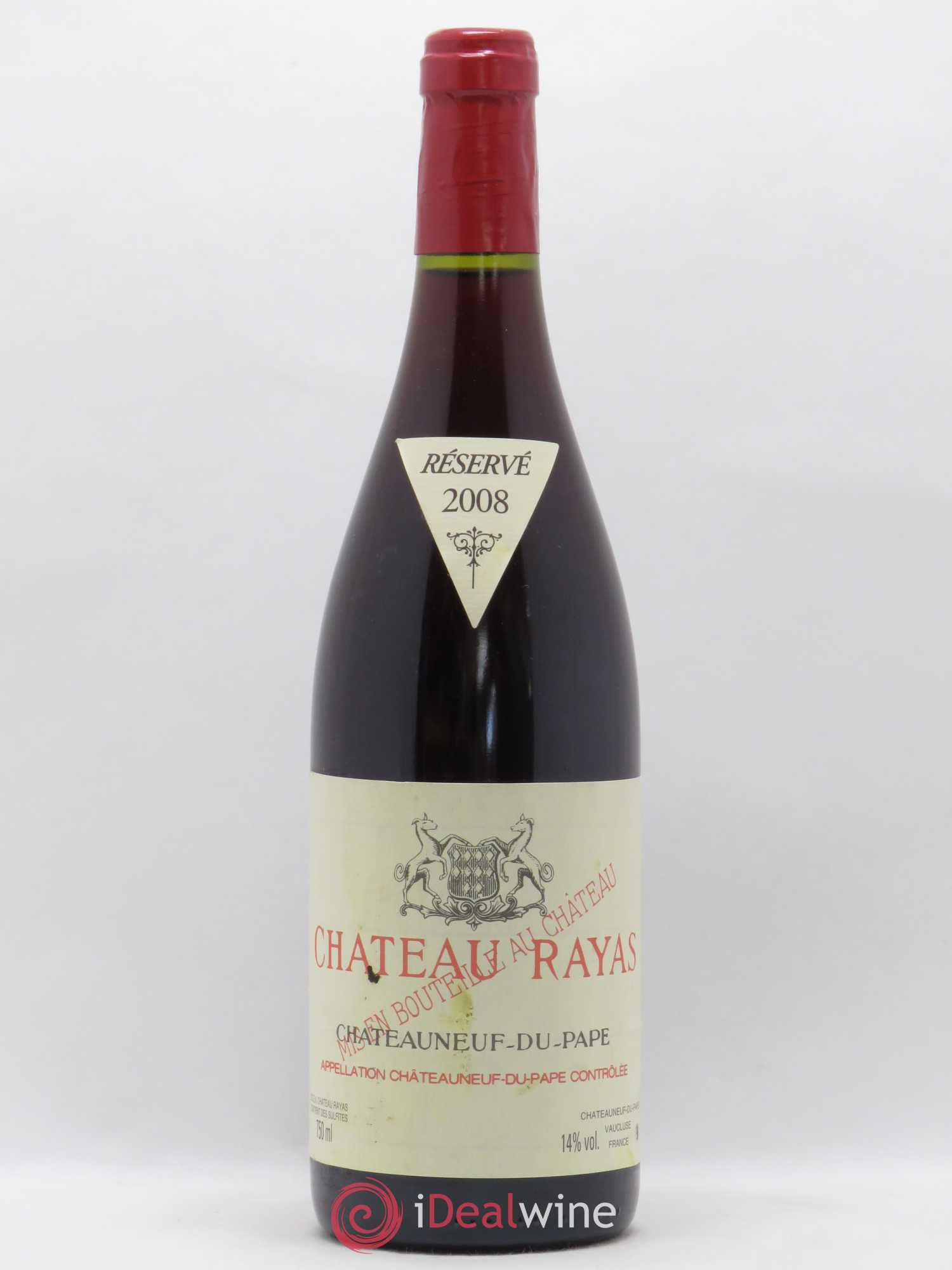 Châteauneuf-du-Pape Château Rayas Emmanuel Reynaud 2008 - Lot de 1 bouteille - 0