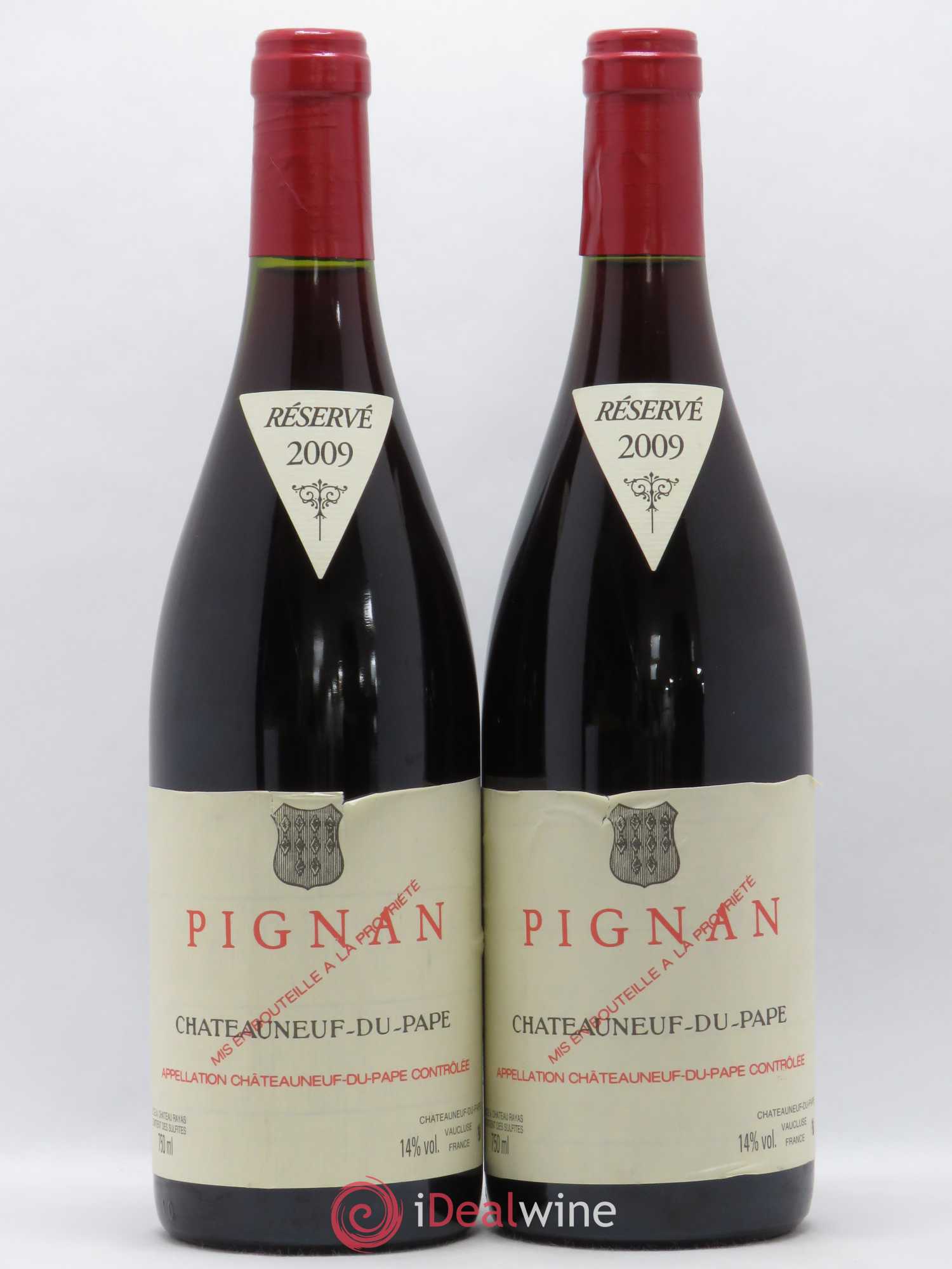 Châteauneuf-du-Pape Pignan Emmanuel Reynaud 2009 - Lot de 2 bouteilles - 0