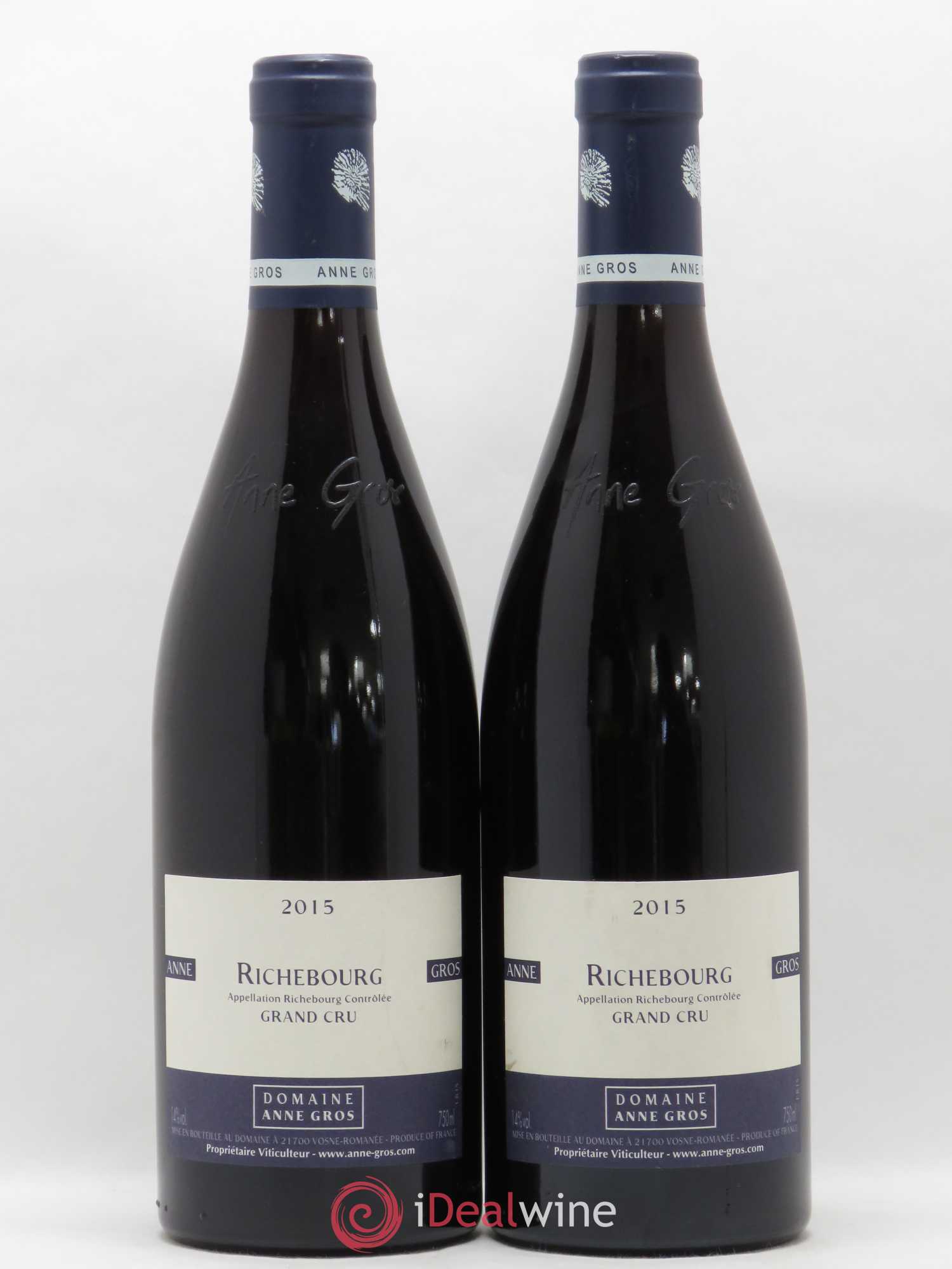 Richebourg Grand Cru Anne Gros 2015 - Posten von 2 Flaschen - 0
