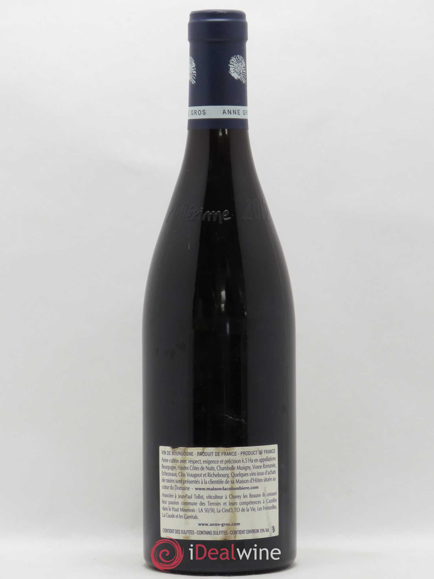 Richebourg Grand Cru Anne Gros 2015 - Lot de 1 bouteille - 1