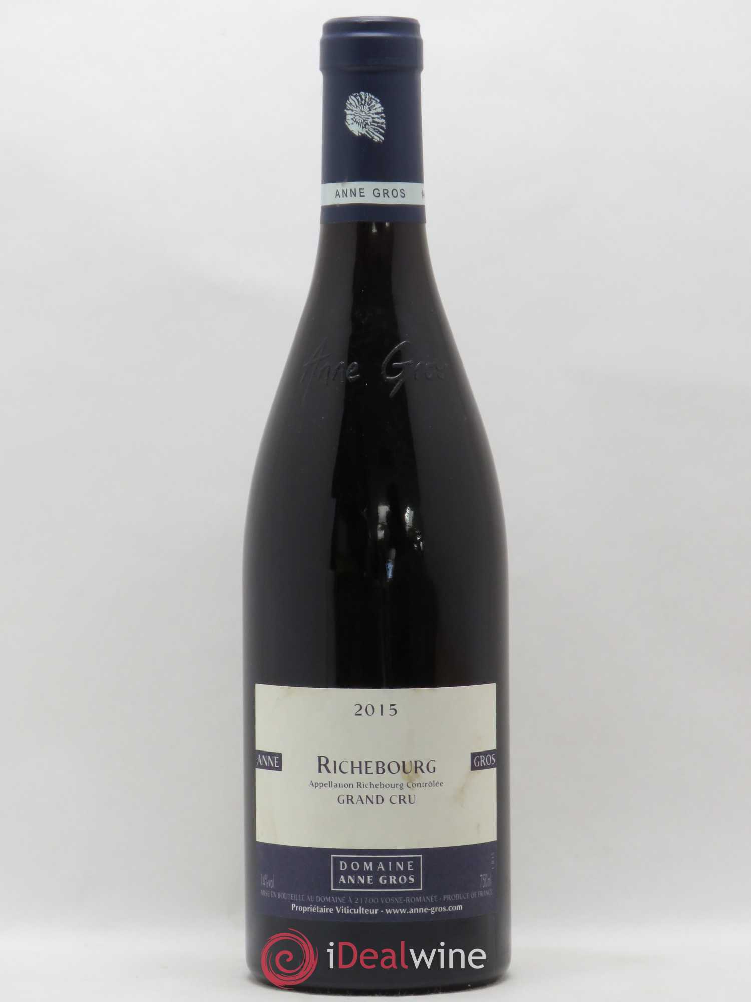 Richebourg Grand Cru Anne Gros 2015 - Lot de 1 bouteille - 0