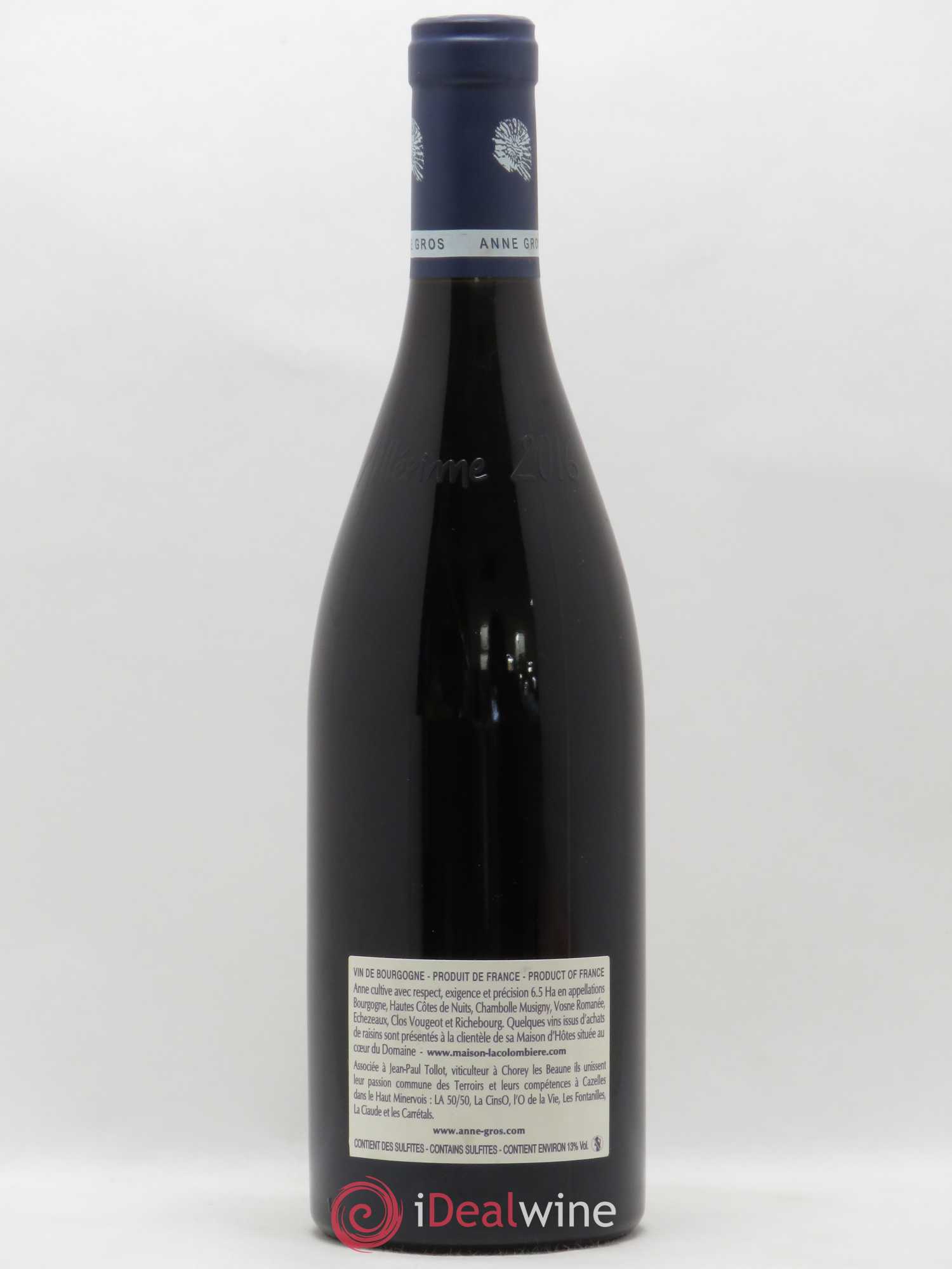 Richebourg Grand Cru Anne Gros 2016 - Lot de 1 bouteille - 1