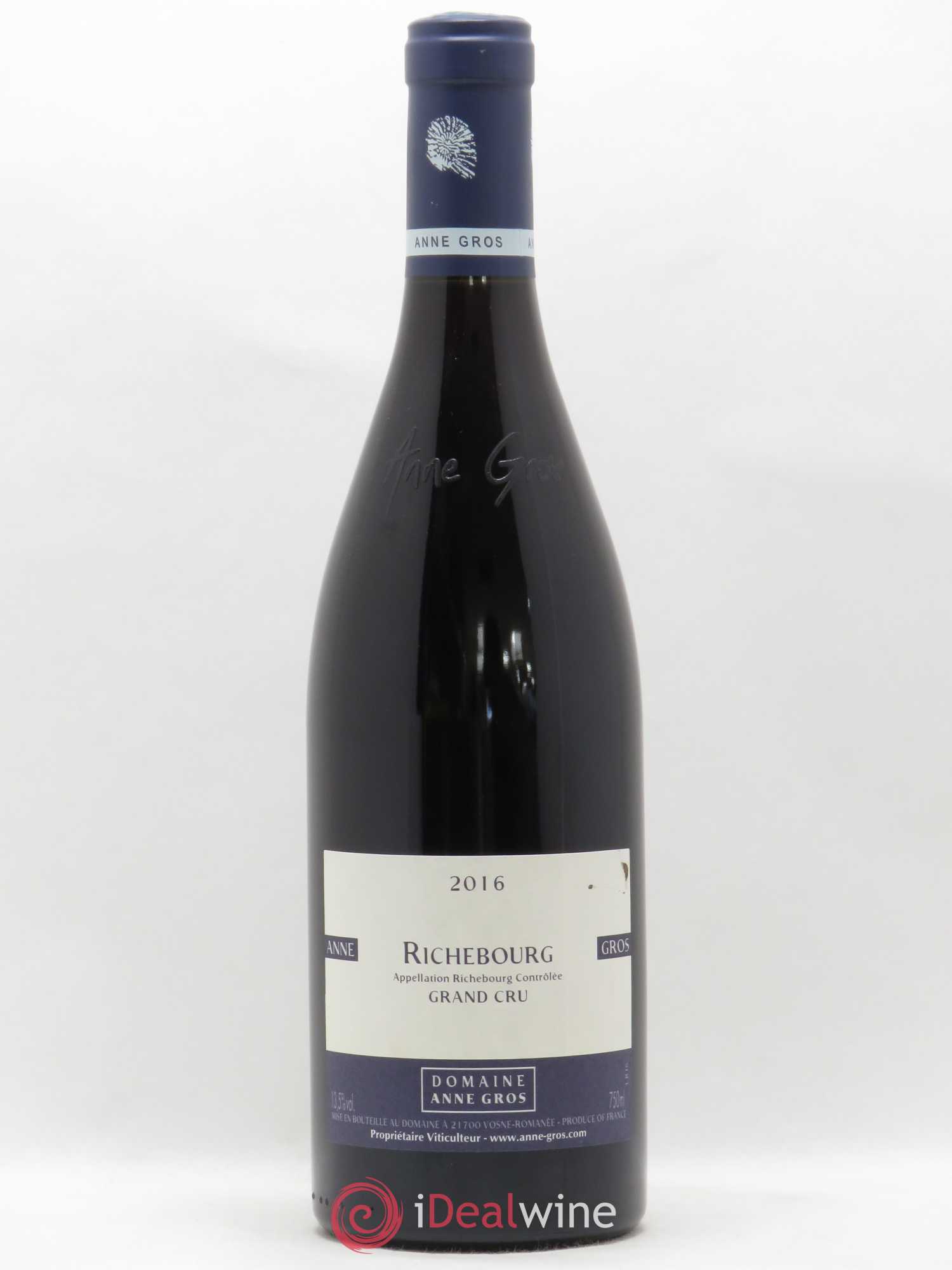 Richebourg Grand Cru Anne Gros 2016 - Lot de 1 bouteille - 0
