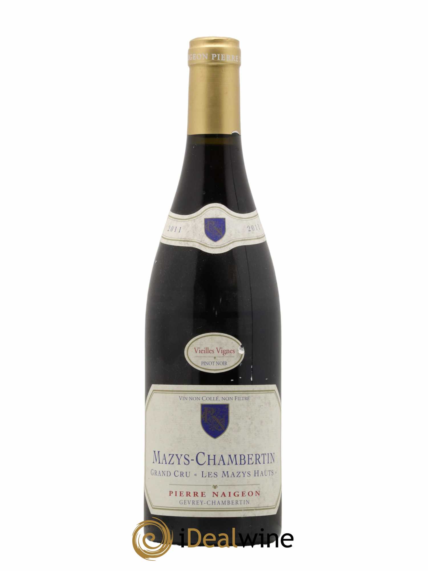 Mazis-Chambertin Grand Cru Pierre Naigeon (Domaine) Mazys Hauts 2011 - Lot de 1 bouteille - 0