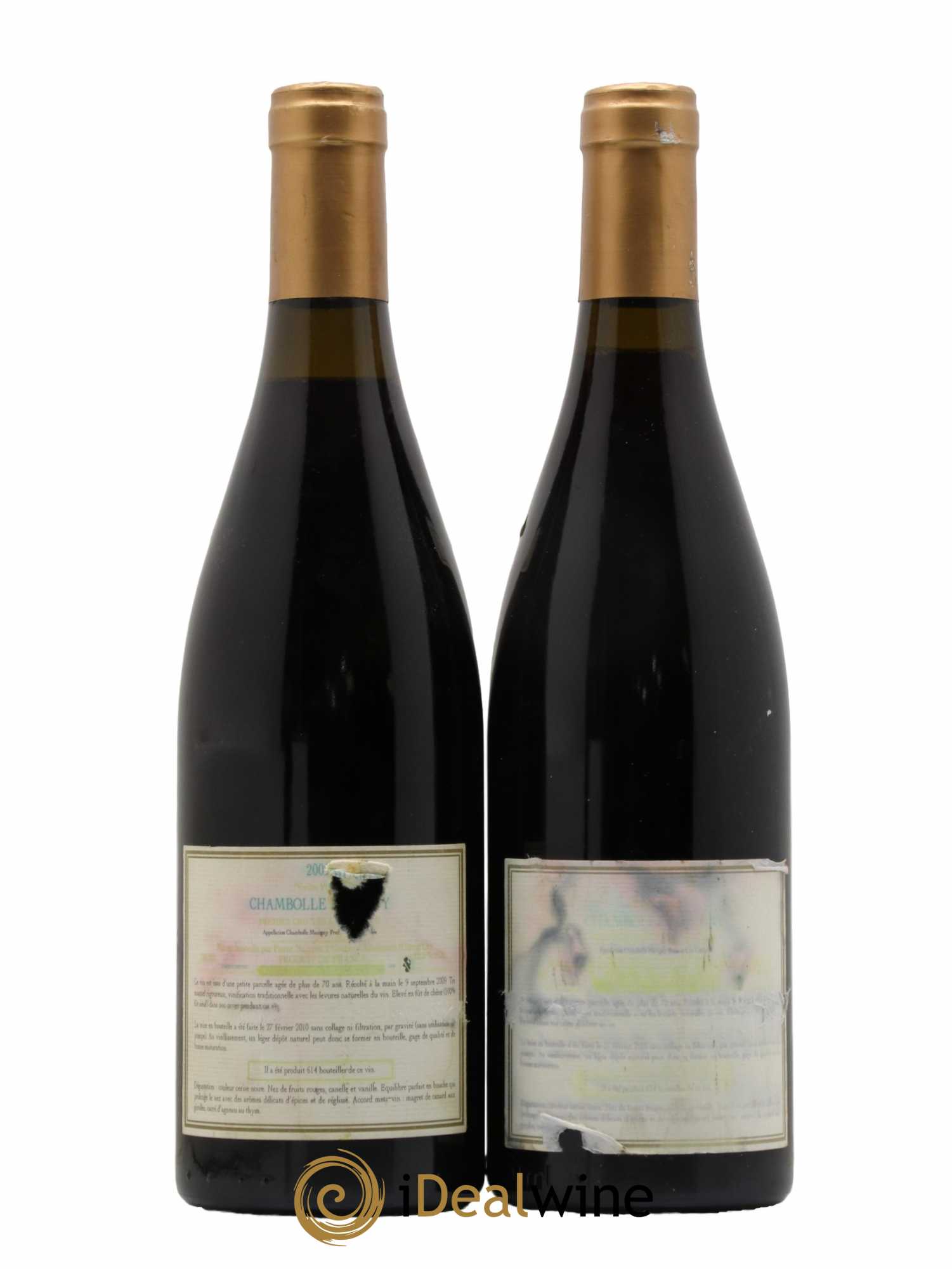 Chambolle-Musigny 1er Cru Amoureuse Pierre Naigeon 2009 - Lot de 2 bouteilles - 1