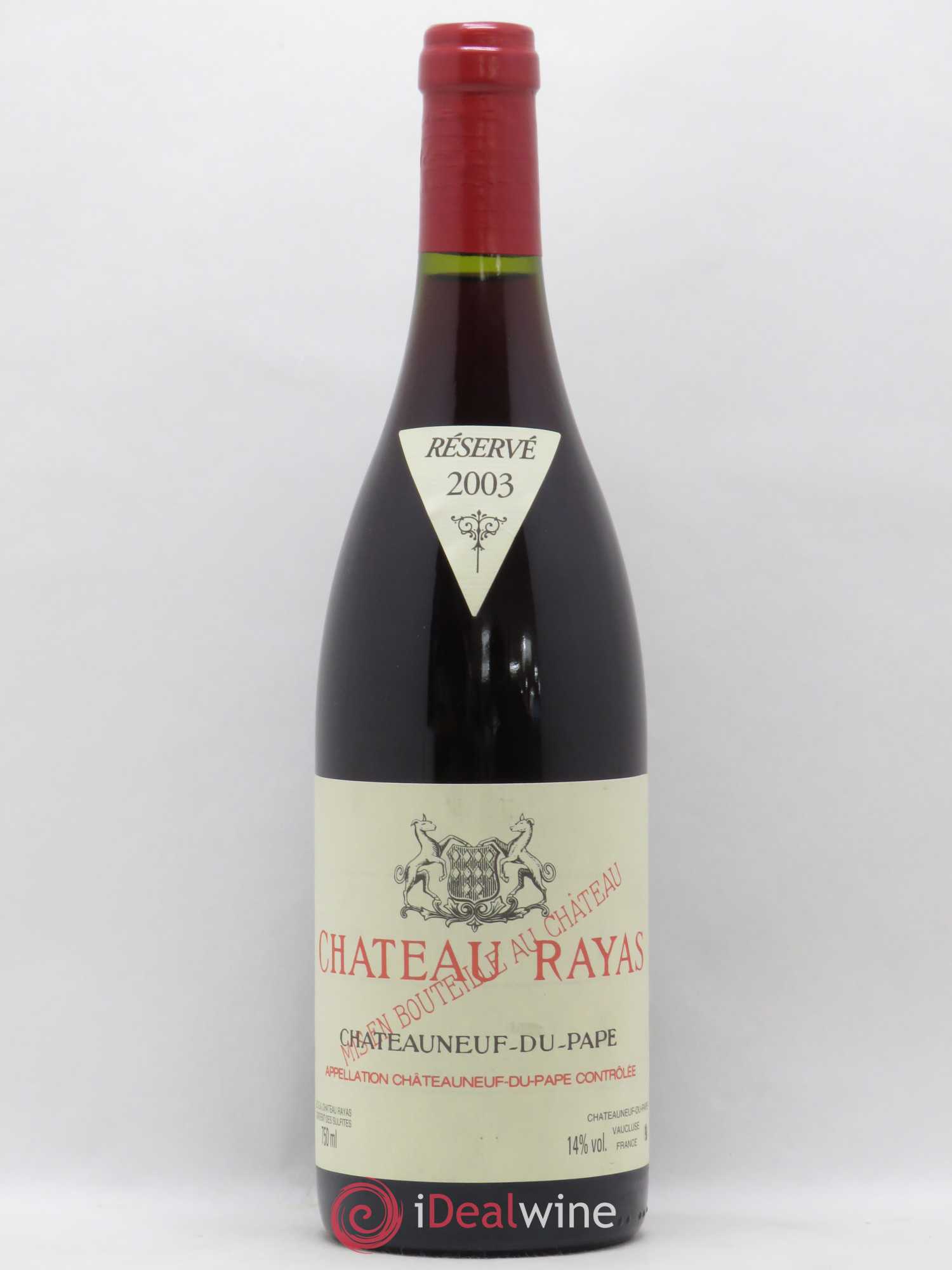 Châteauneuf-du-Pape Château Rayas Emmanuel Reynaud 2003 - Lot de 1 bouteille - 0