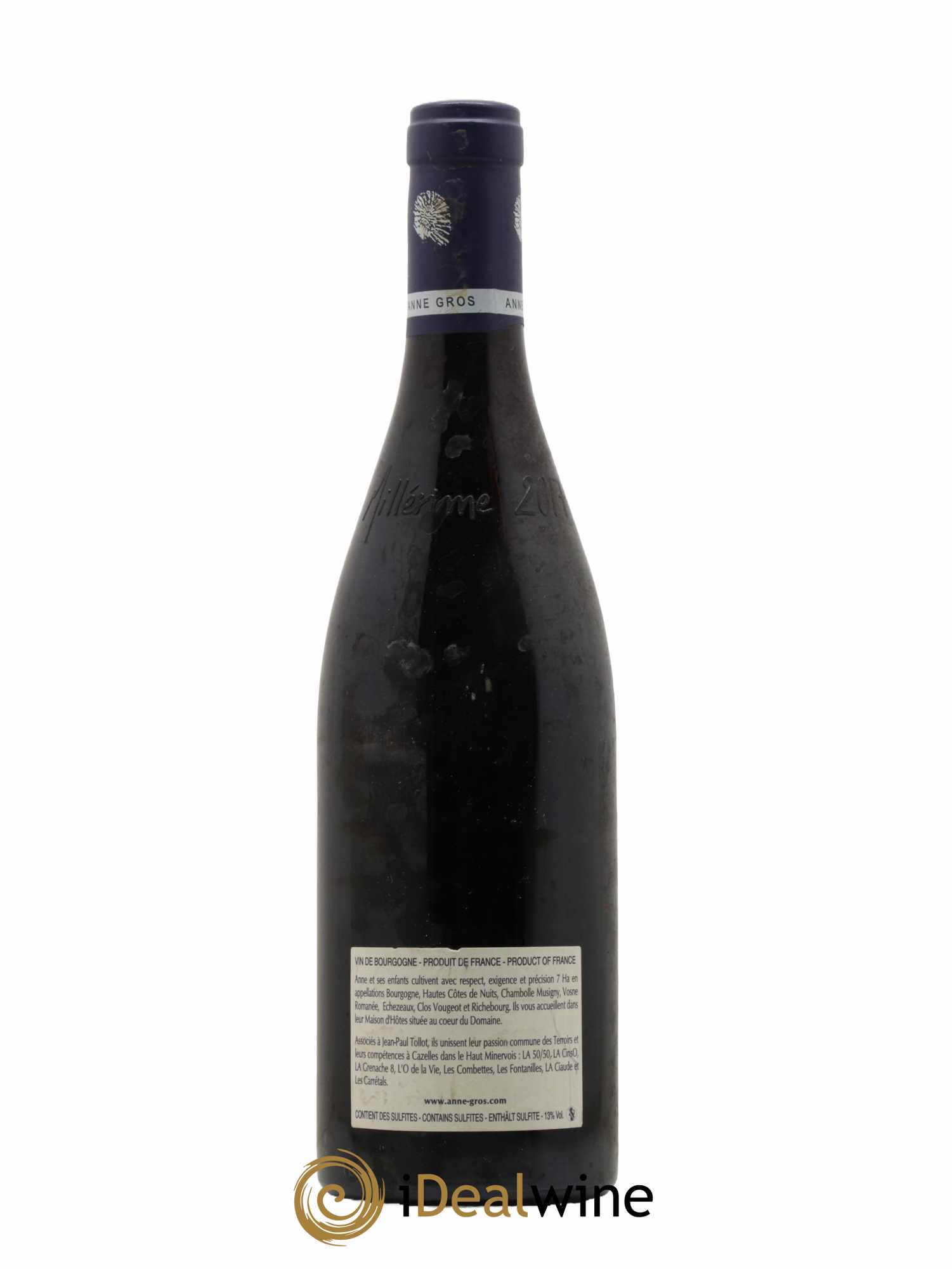 Clos de Vougeot Grand Cru Le Grand Maupertui Anne Gros 2017 - Lot of 1 bottle - 1