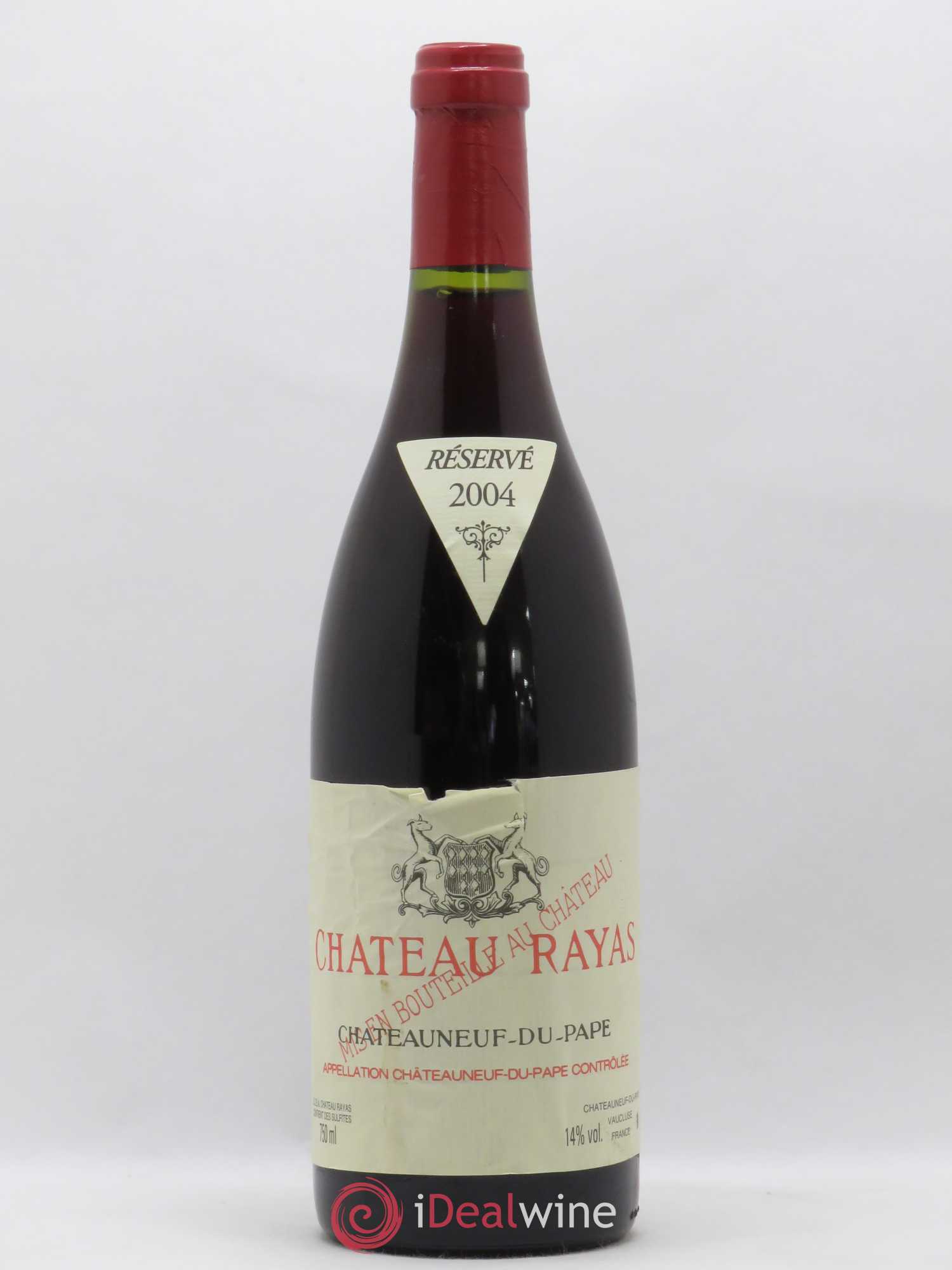 Châteauneuf-du-Pape Château Rayas Emmanuel Reynaud 2004 - Lot de 1 bouteille - 0