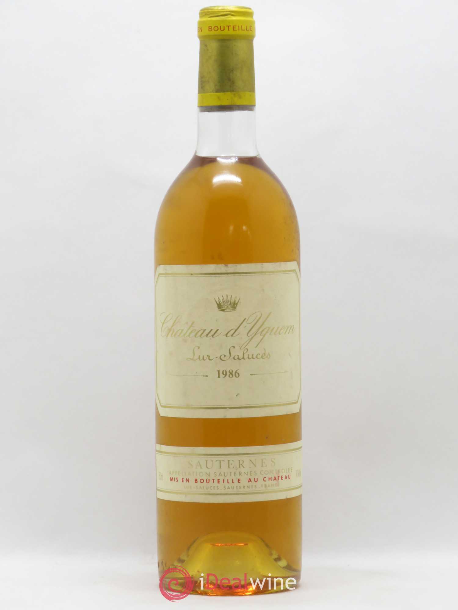 Château d' Yquem 1er Cru Classé Supérieur 1986 - Lotto di 1 bottiglia - 0