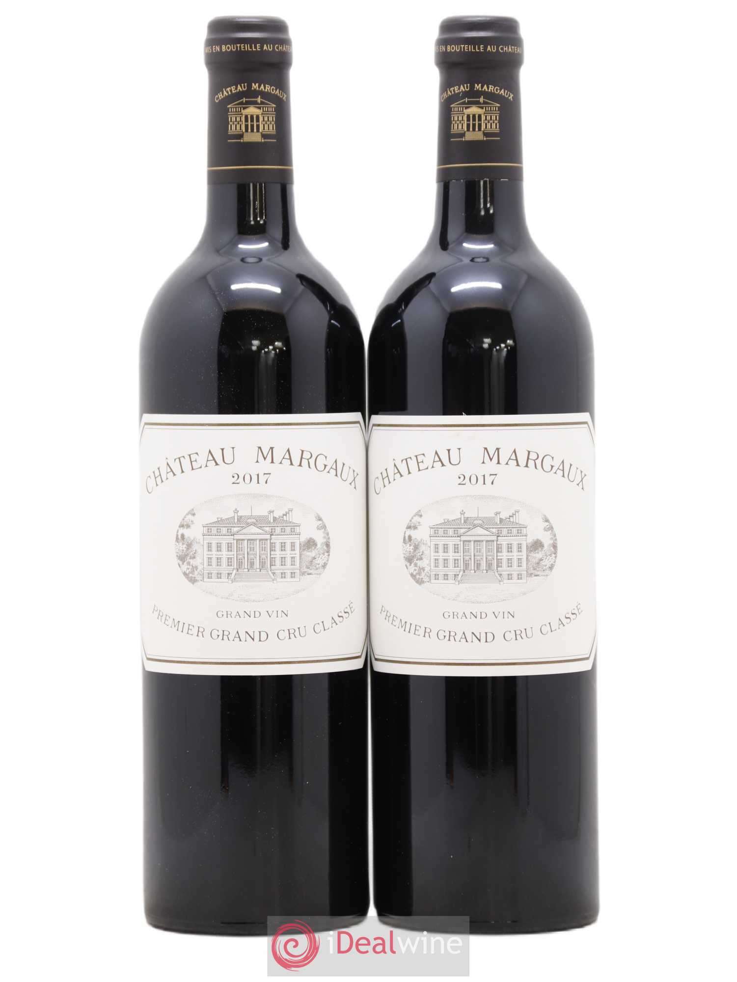 Château Margaux 1er Grand Cru Classé 2017 - Lot de 2 bouteilles - 0