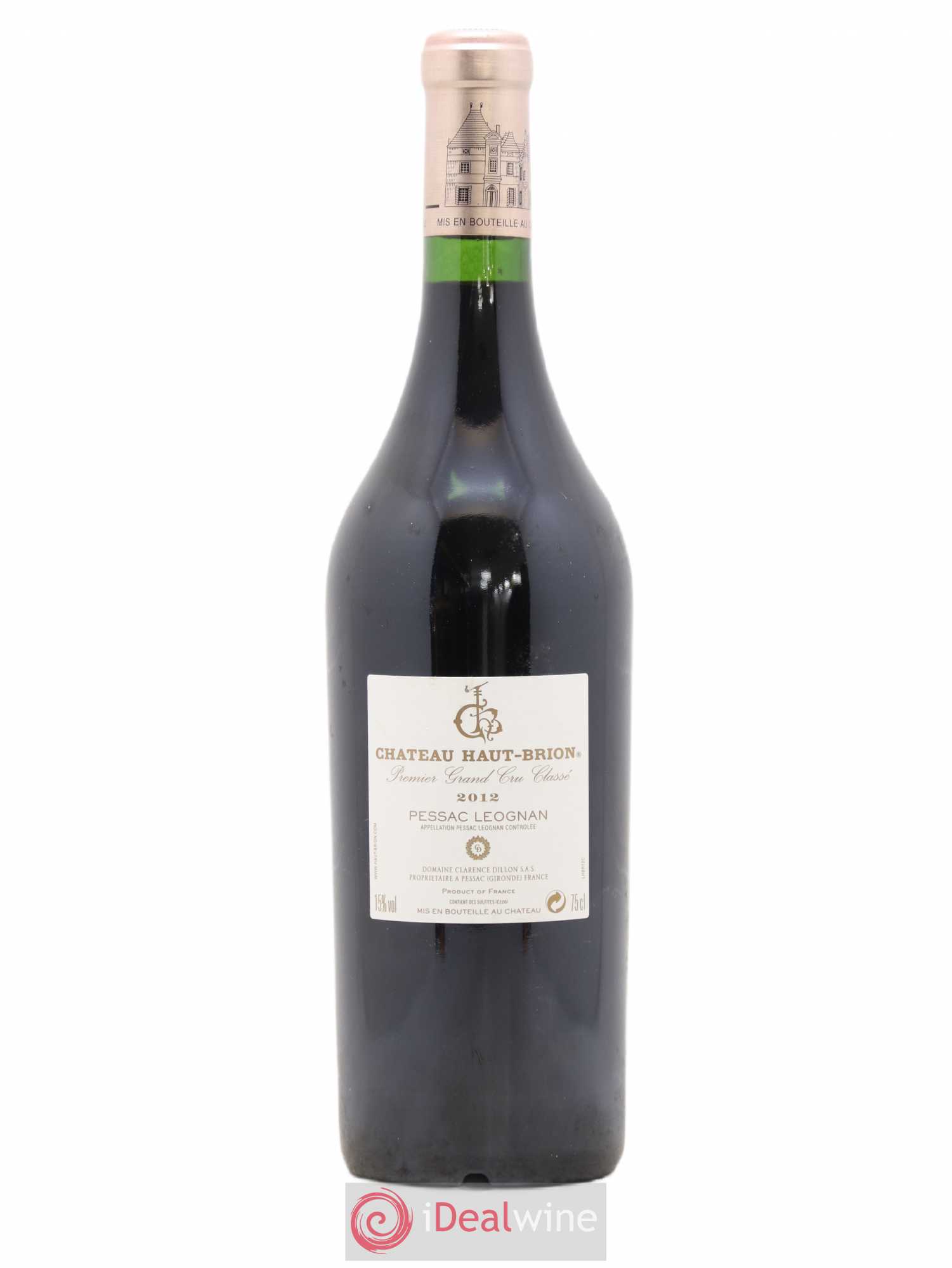 Château Haut Brion 1er Grand Cru Classé 2012 - Lot de 1 bouteille - 1