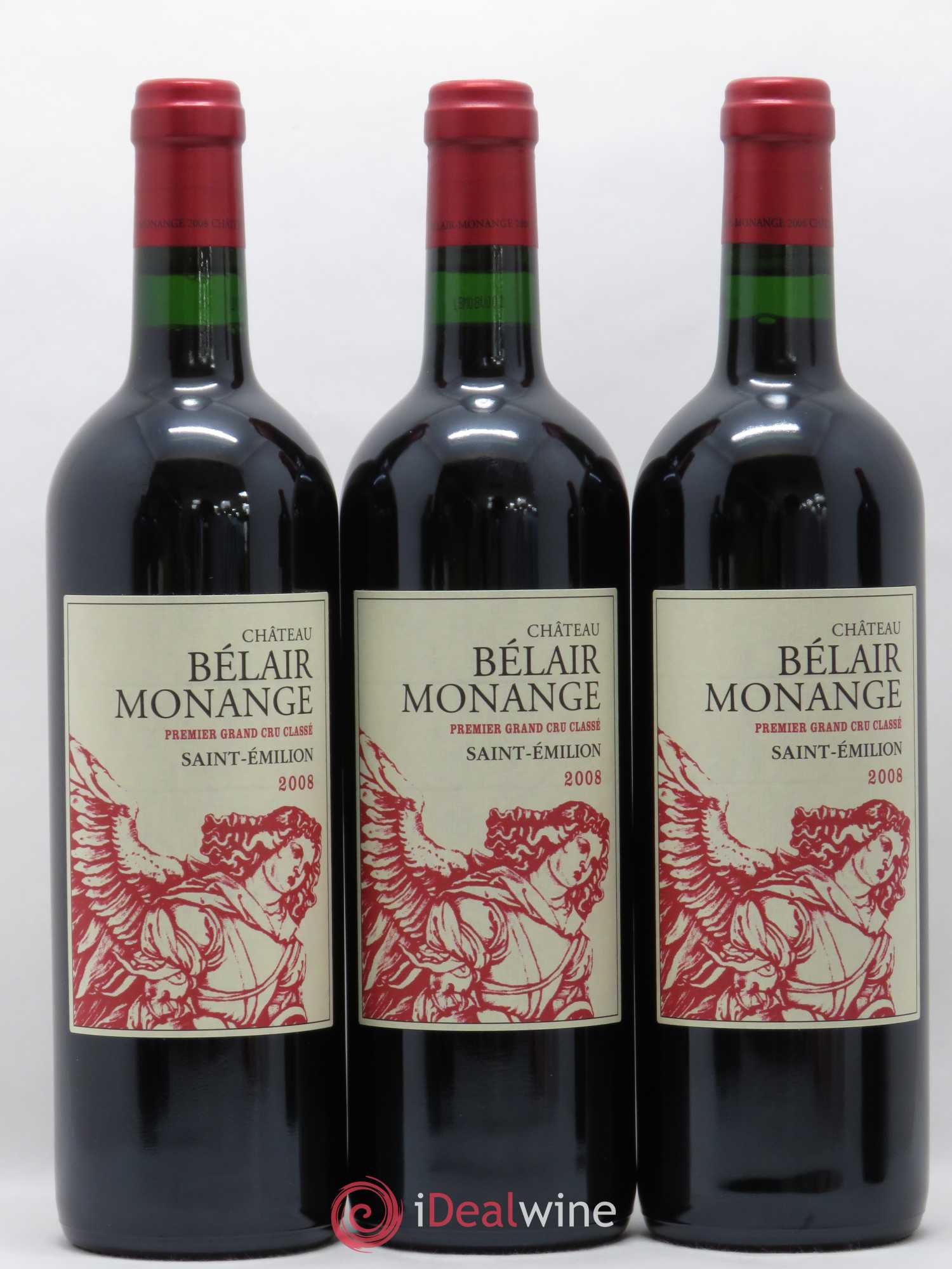 Château Belair (Belair-Monange) 1er Grand Cru Classé B 2008 - Lot de 6 bouteilles - 2