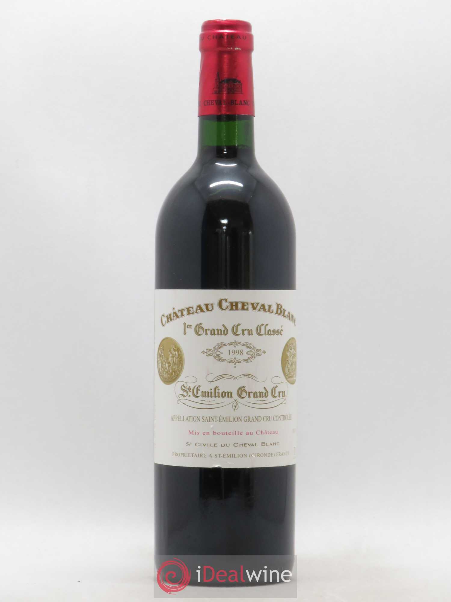 Château Cheval Blanc 1er Grand Cru Classé A 1998 - Lot de 1 bouteille - 0