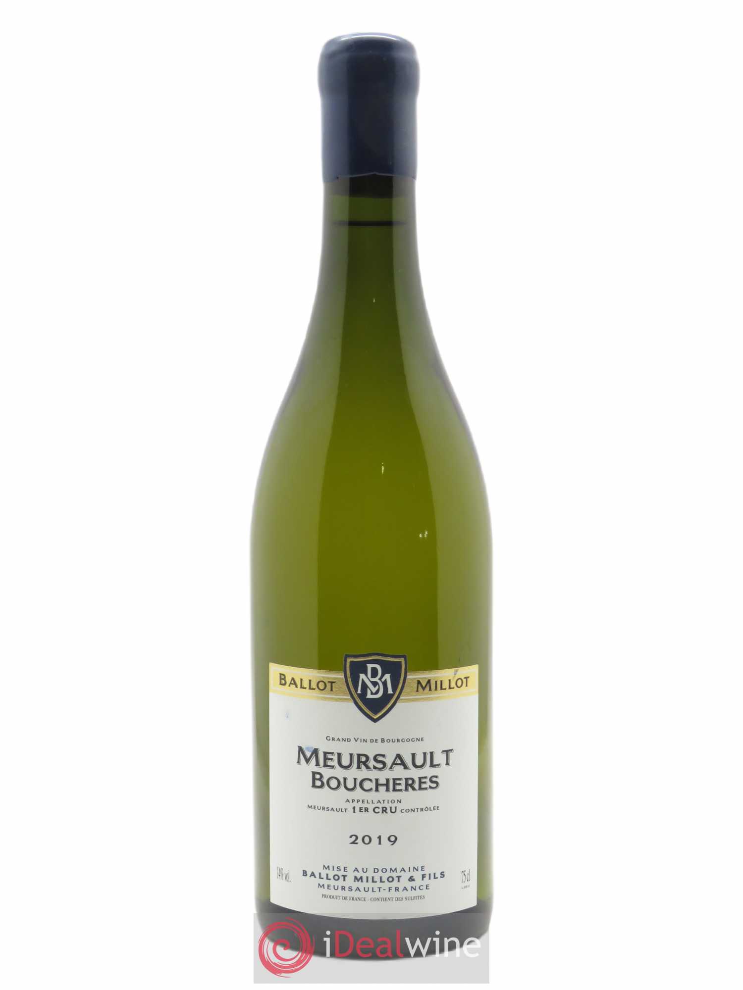 Meursault 1er Cru Bouchères Ballot Millot 2019 - Lot de 1 bouteille - 0