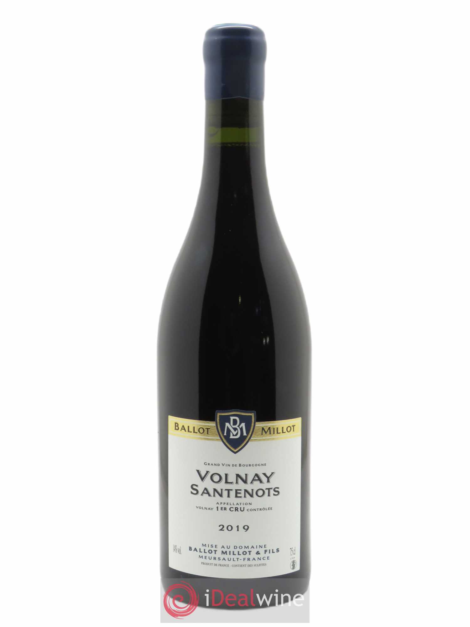 Volnay 1er Cru Santenots Ballot Millot 2019 - Lot de 1 bouteille - 0