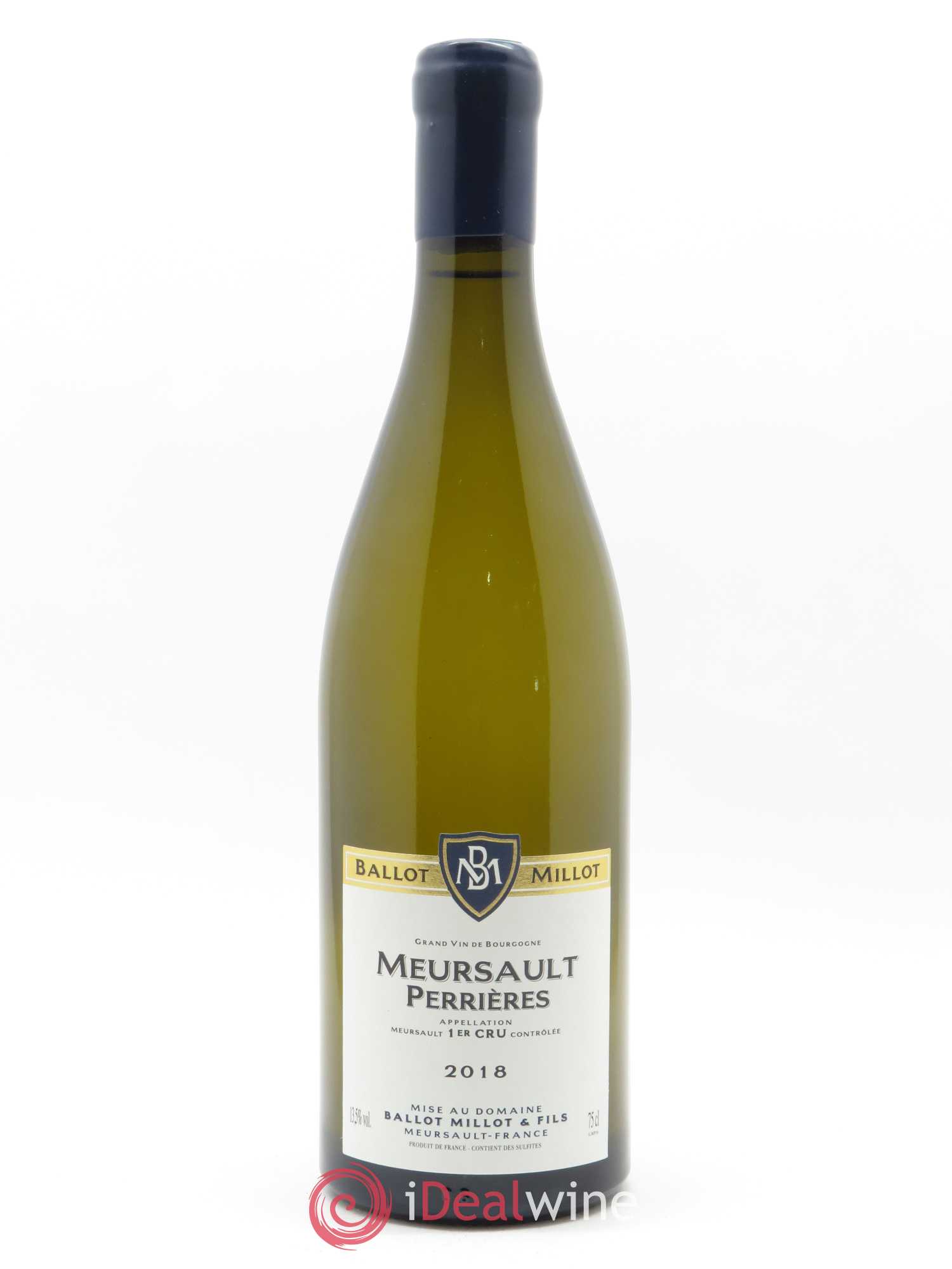 Meursault 1er Cru Perrières Ballot Millot 2018 - Lot de 1 bouteille - 0