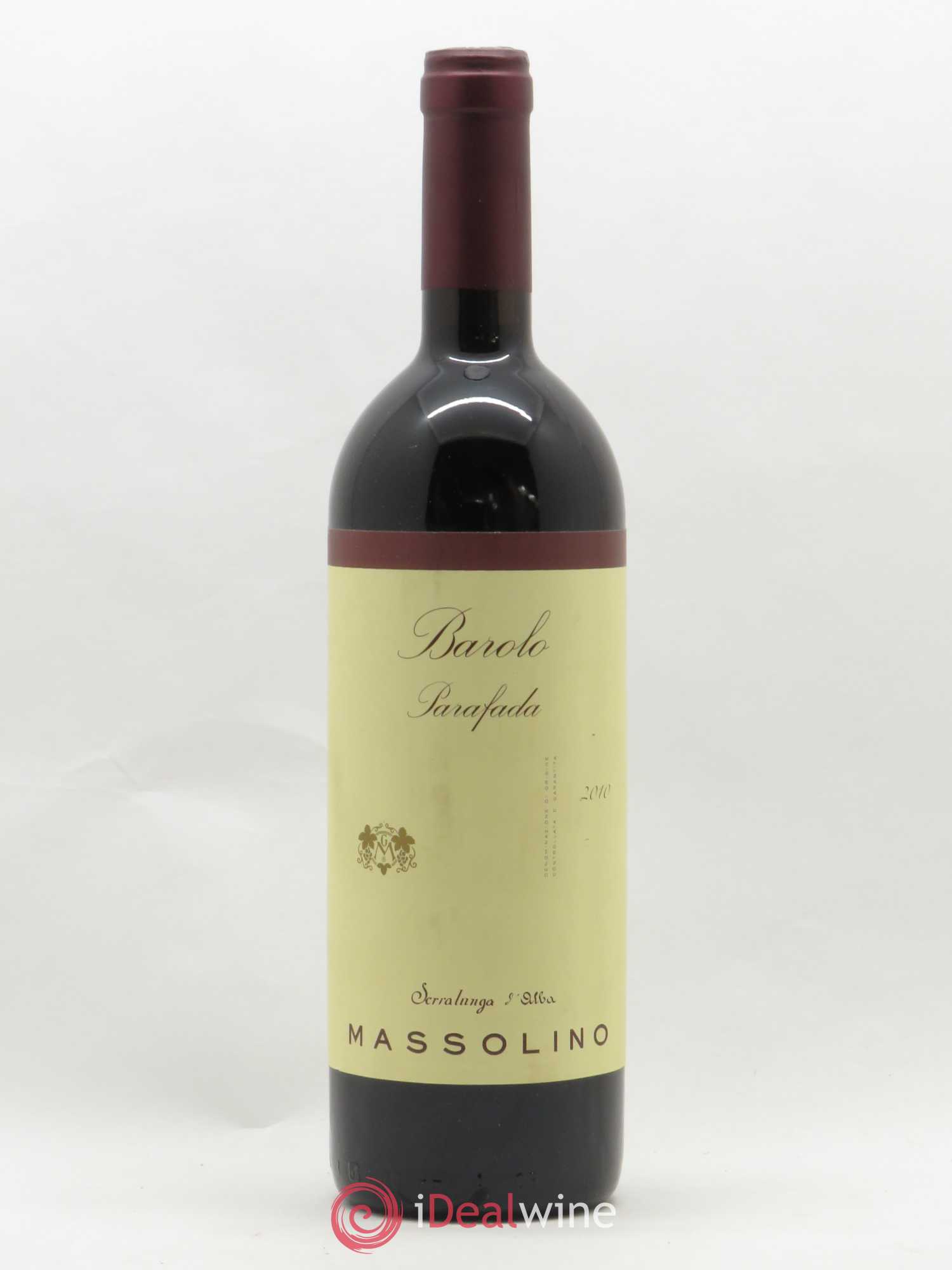 Barolo Parafada Massolino 2010 - Lot de 1 bouteille - 0