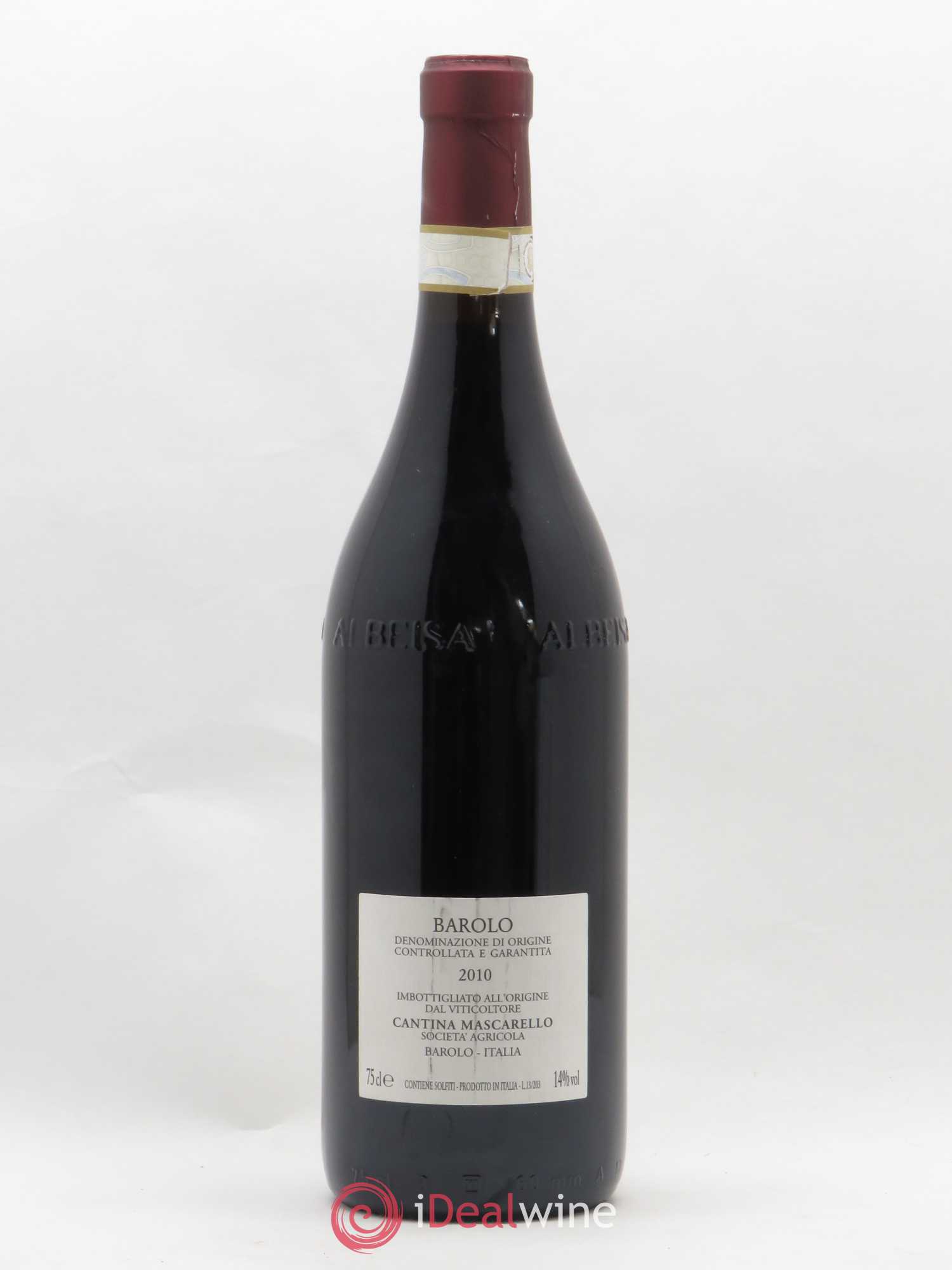 Barolo DOCG Bartolo Mascarello 2010 - Lot de 1 bouteille - 1