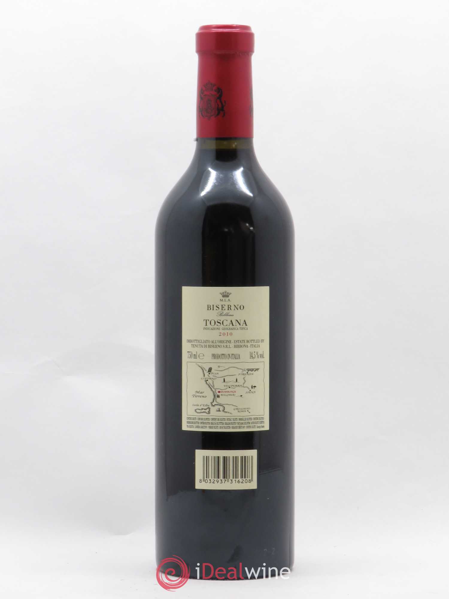 Toscana IGT Biserno Marchesi Antinori 2010 - Posten von 1 Flasche - 1