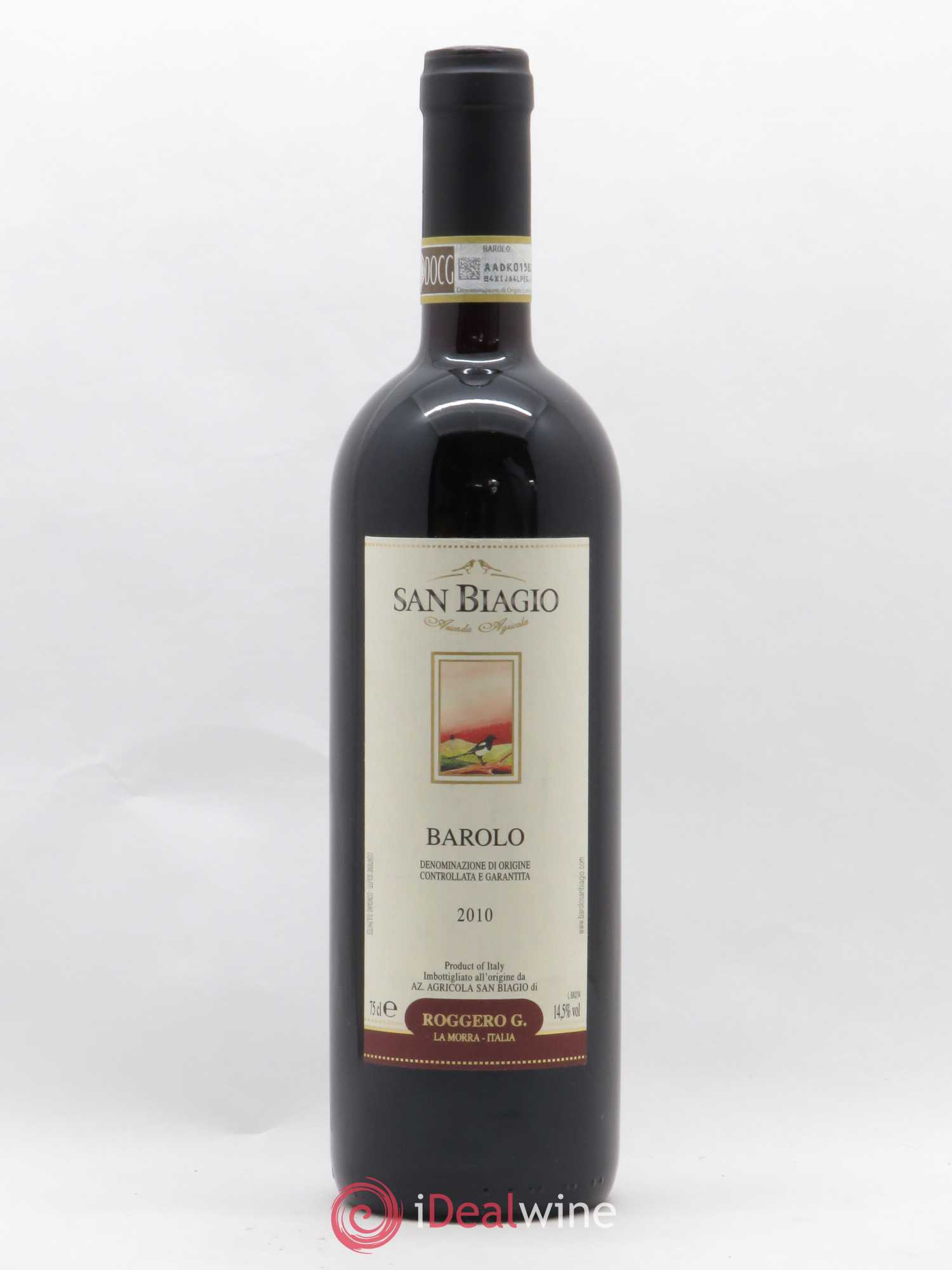 Barolo San Biangio Roggero 2010 - Posten von 1 Flasche - 0