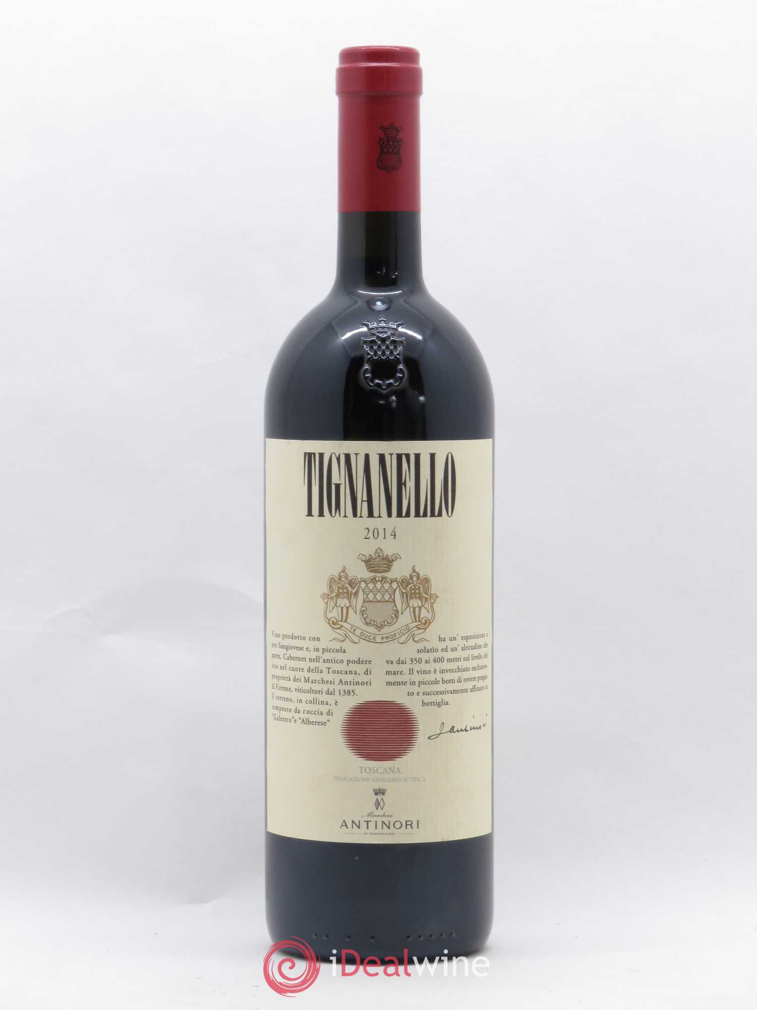Toscana IGT Tignanello Tenuta Tignanello - Marchesi Antinori 2014 - Lot de 1 bouteille - 0