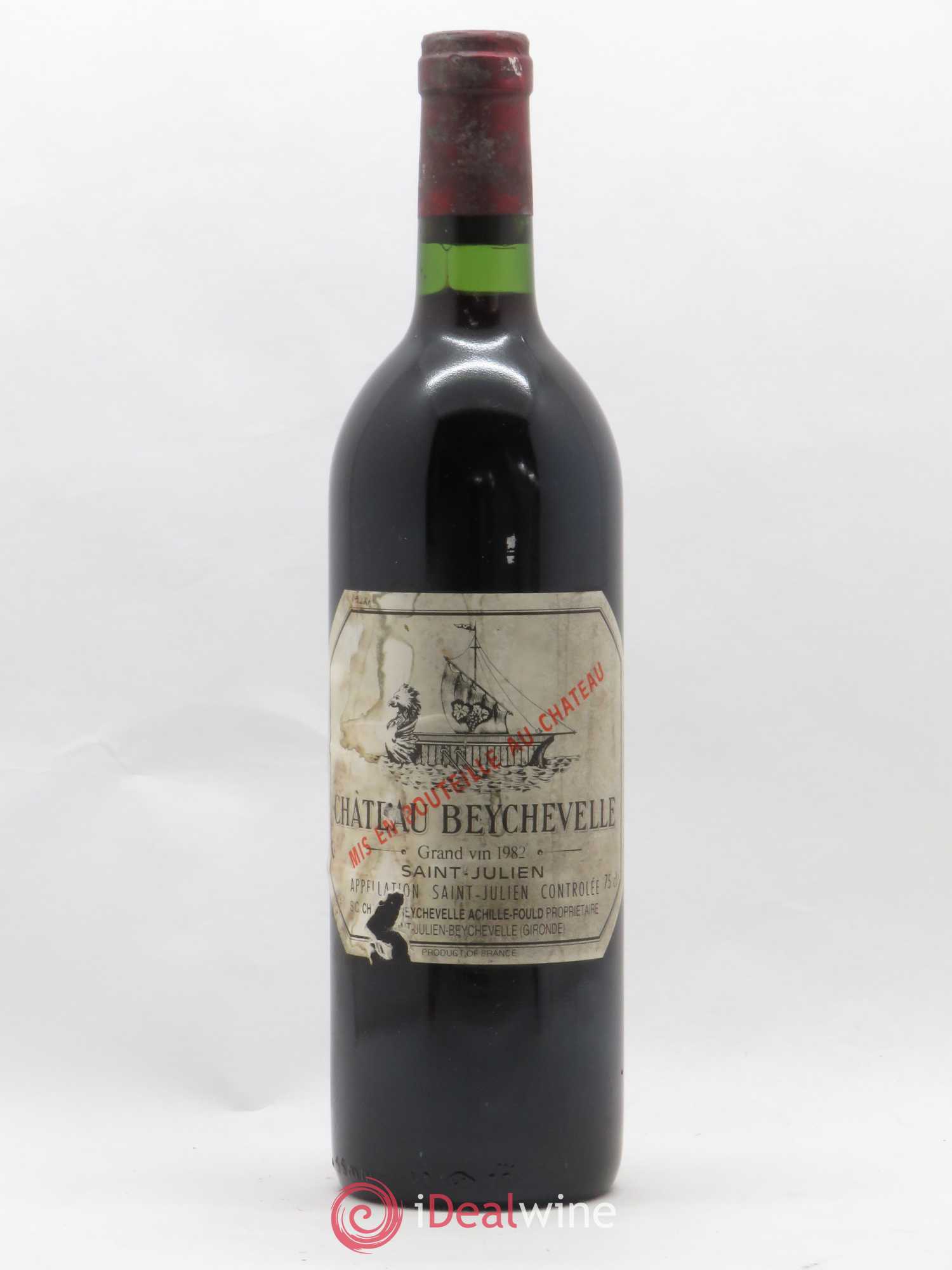 Château Beychevelle 4ème Grand Cru Classé 1982 - Lot de 1 bouteille - 0