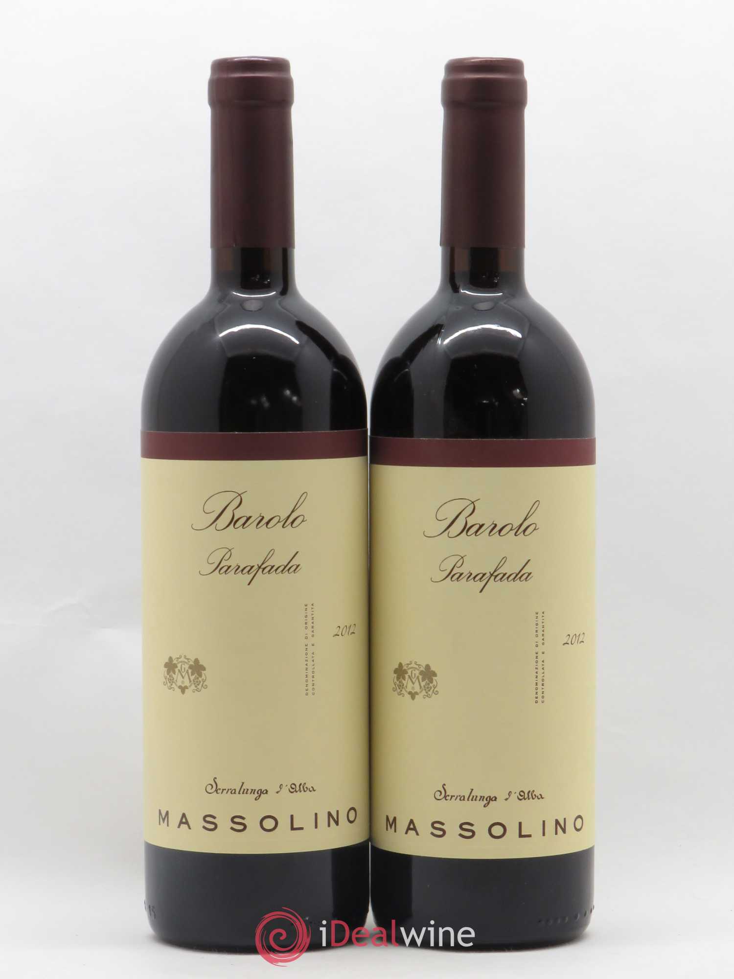 Barolo Parafada Massolino 2012 - Lot de 2 bouteilles - 0