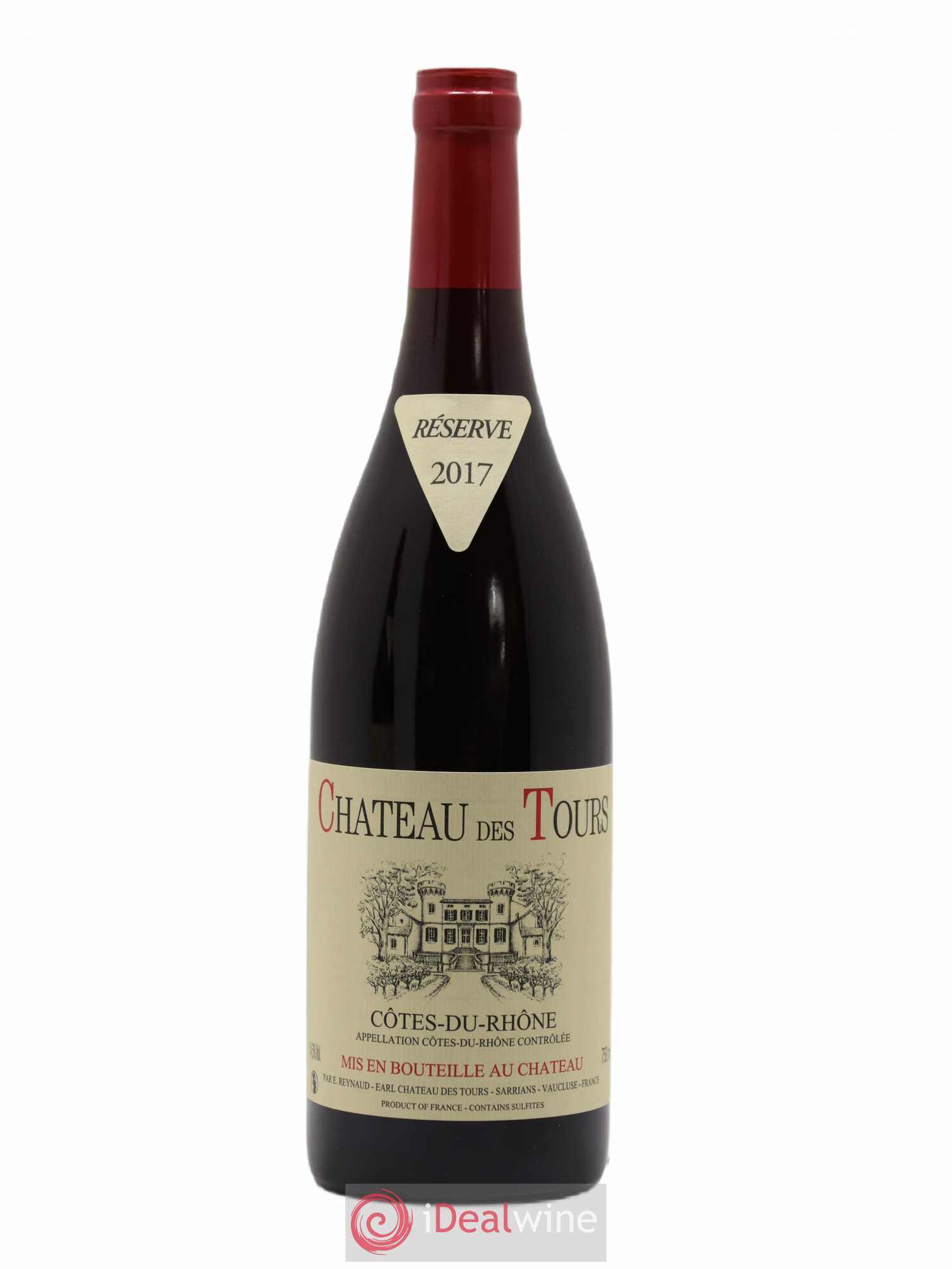 Côtes-du-Rhône Château des Tours Emmanuel Reynaud 2017 - Lot de 1 bouteille - 0