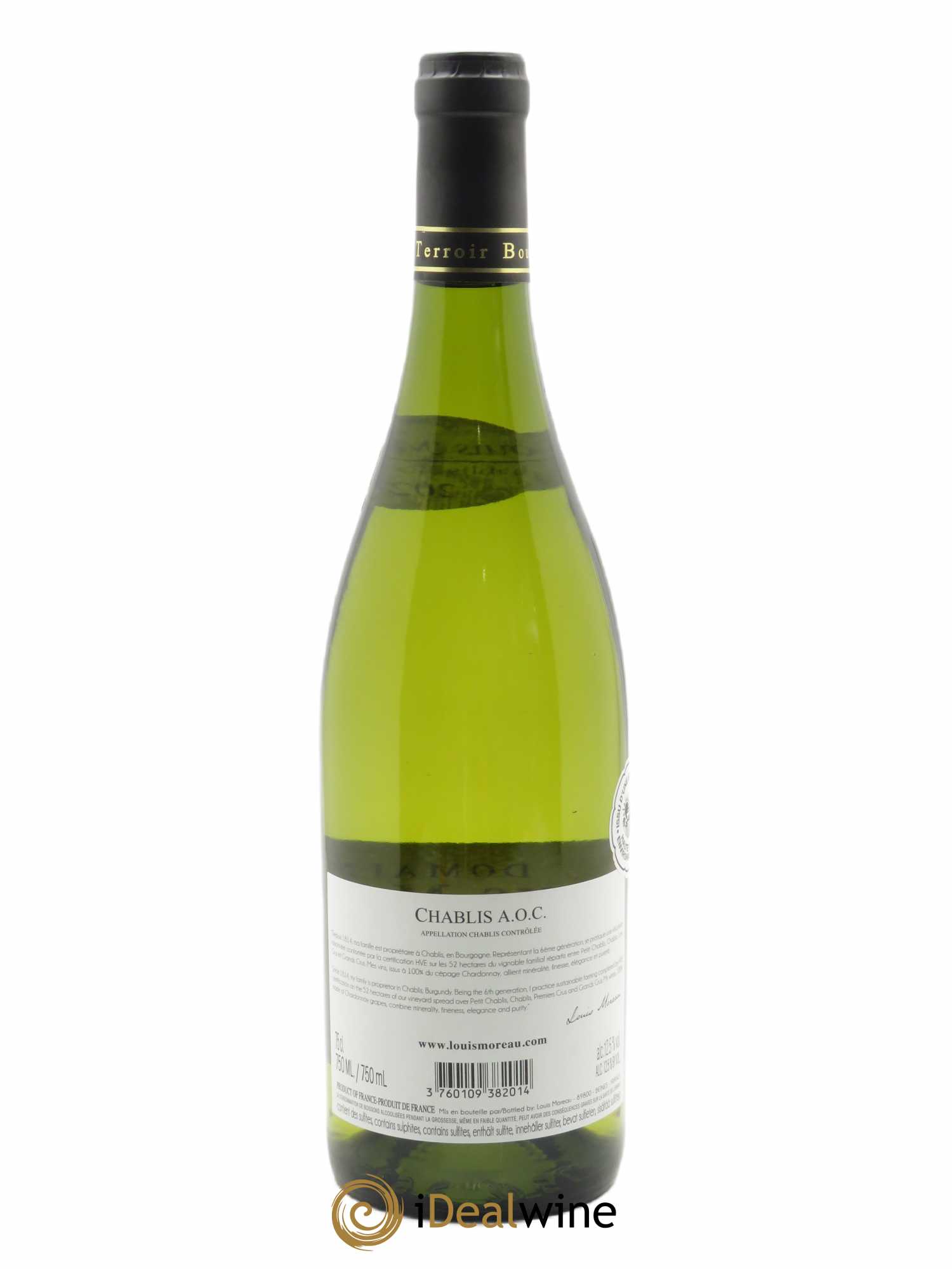 Chablis Louis Moreau 2020 - Lot de 1 bouteille - 1