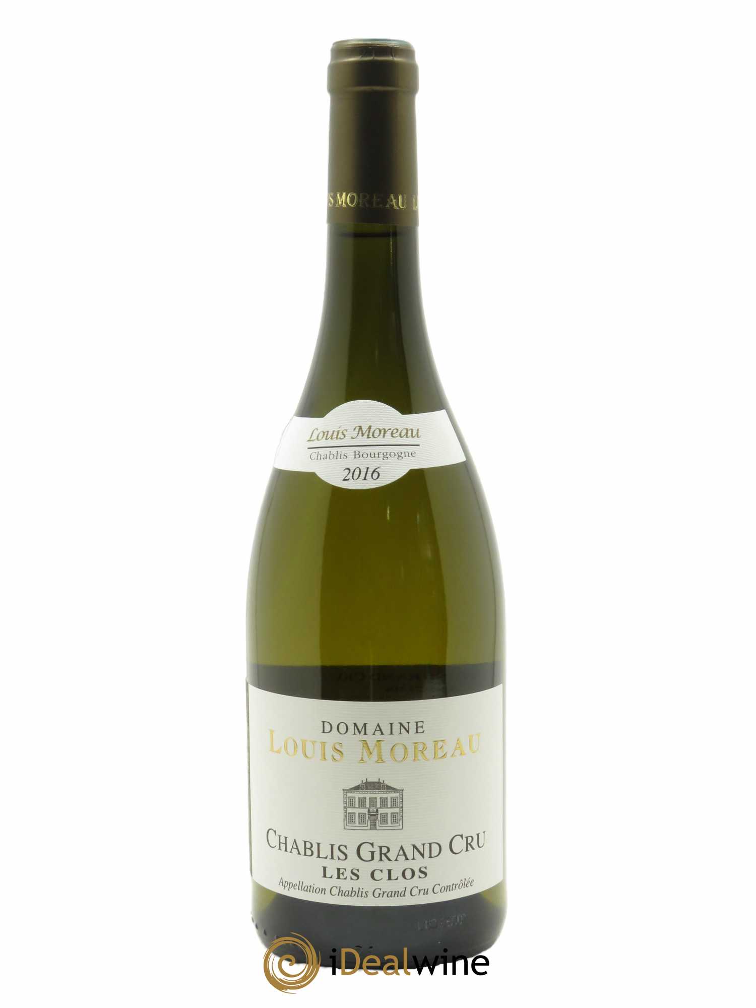 Chablis Grand Cru Les Clos Louis Moreau 2016 - Lot de 1 bouteille - 0