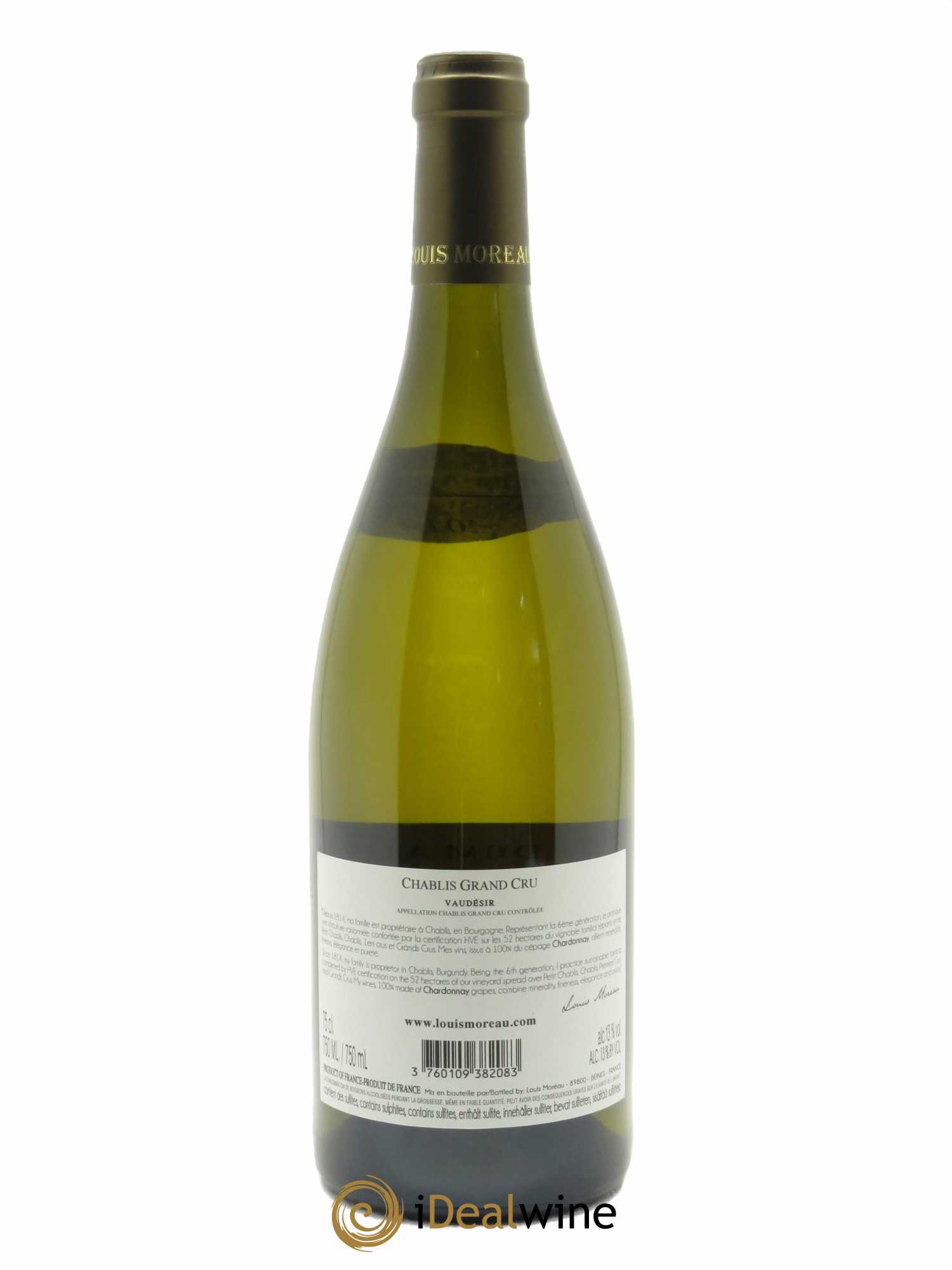 Chablis Grand Cru Vaudésir Louis Moreau 2014 - Lot de 1 bouteille - 1