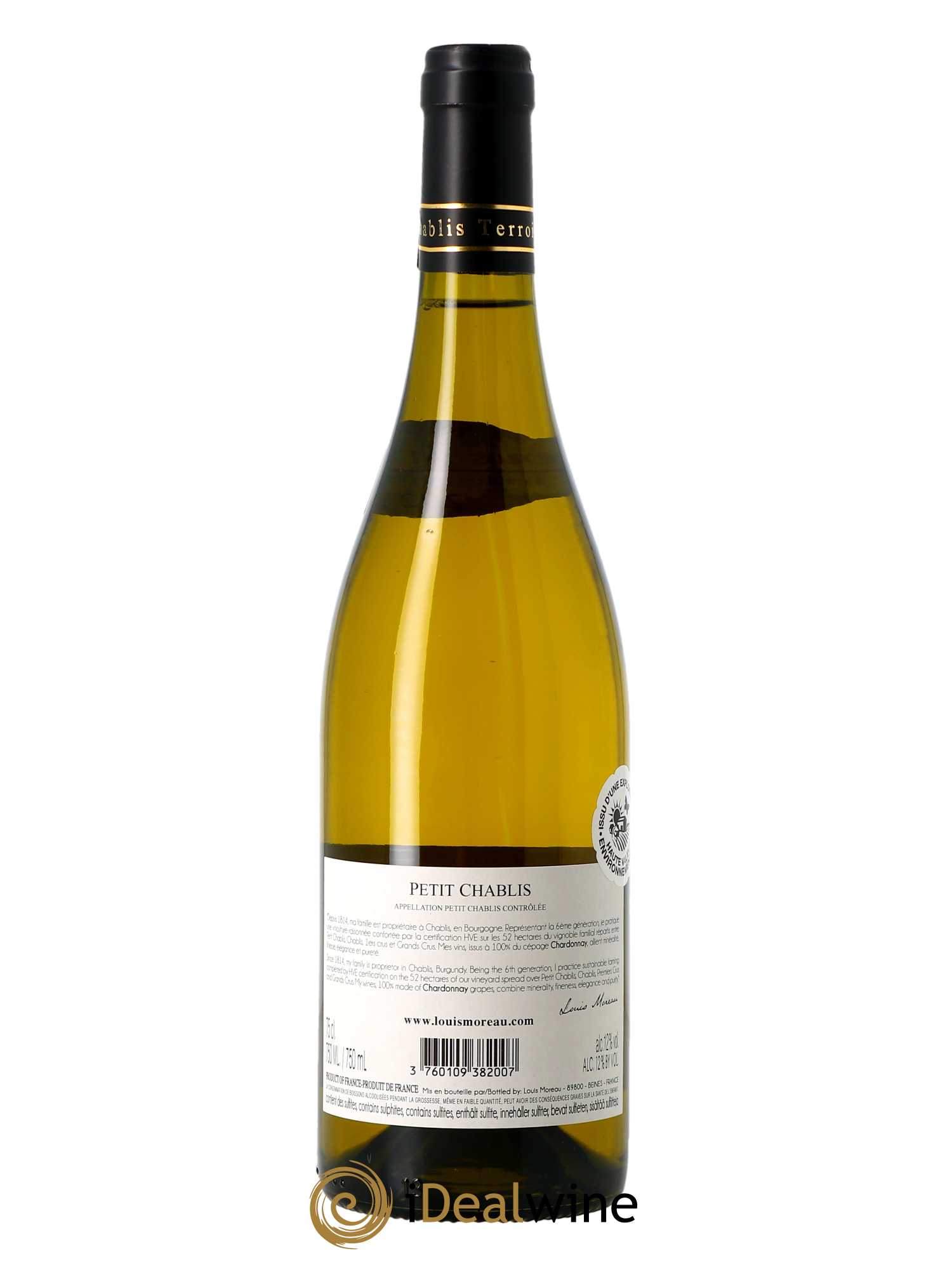 Petit Chablis Louis Moreau 2021 - Lot de 1 bouteille - 1