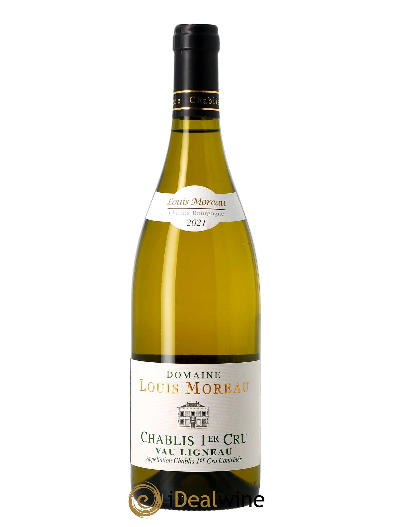 Chablis 1er Cru Vau Ligneau (anciennement Vaulignot) Louis Moreau 2021 - Lot de 1 bouteille - 0
