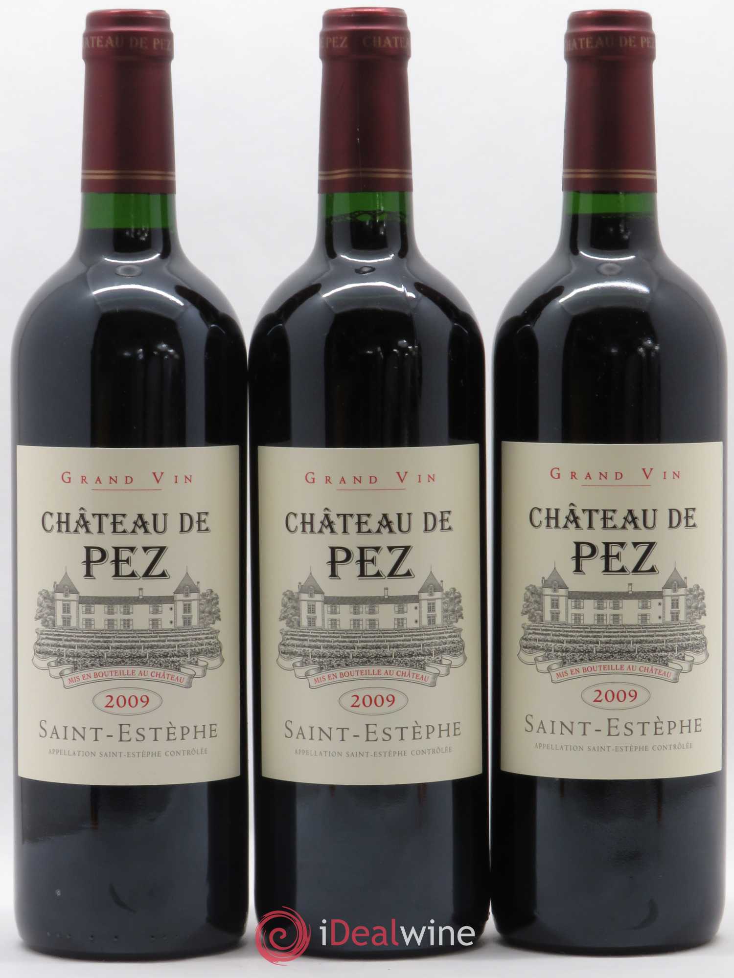 Château de Pez 2009 - Lot de 3 bouteilles - 0
