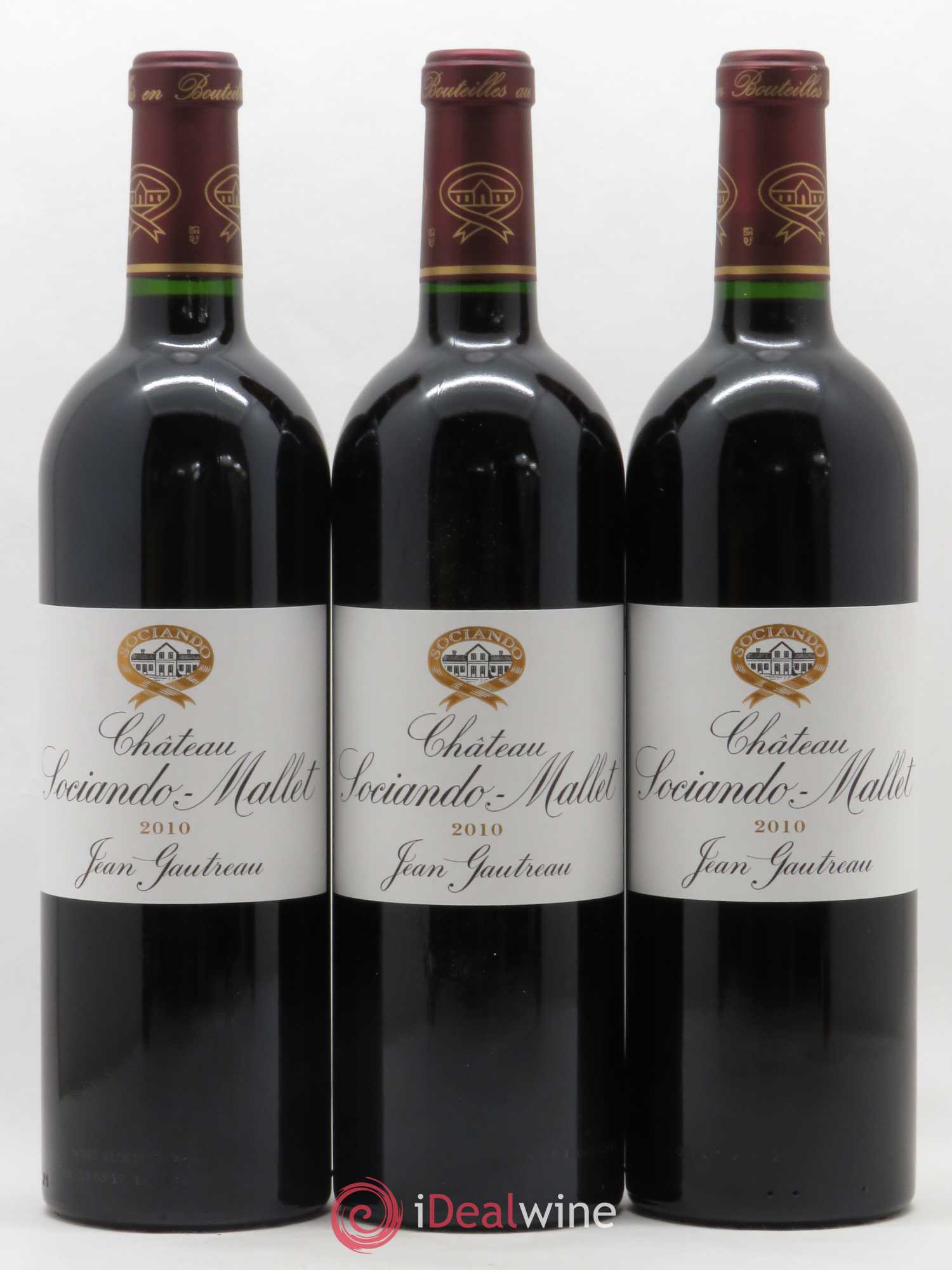Château Sociando Mallet 2010 - Lot de 6 bouteilles - 1