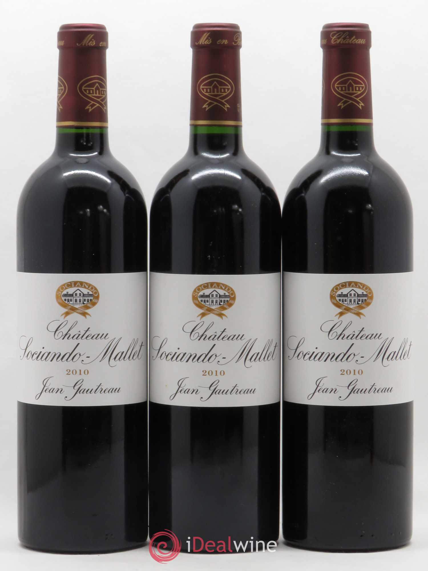 Château Sociando Mallet 2010 - Lot de 6 bouteilles - 2