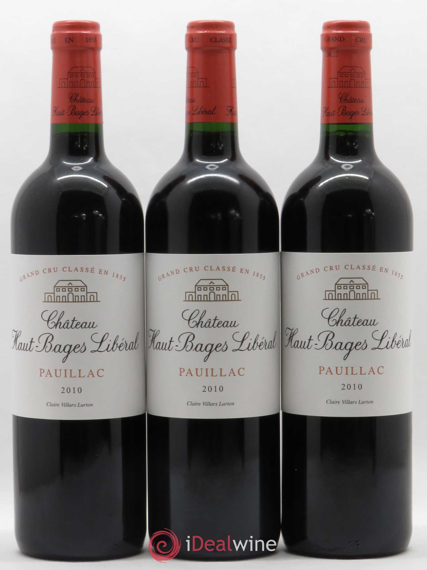 Château Haut Bages Libéral 5ème Grand Cru Classé 2010 - Lot de 6 bouteilles - 1