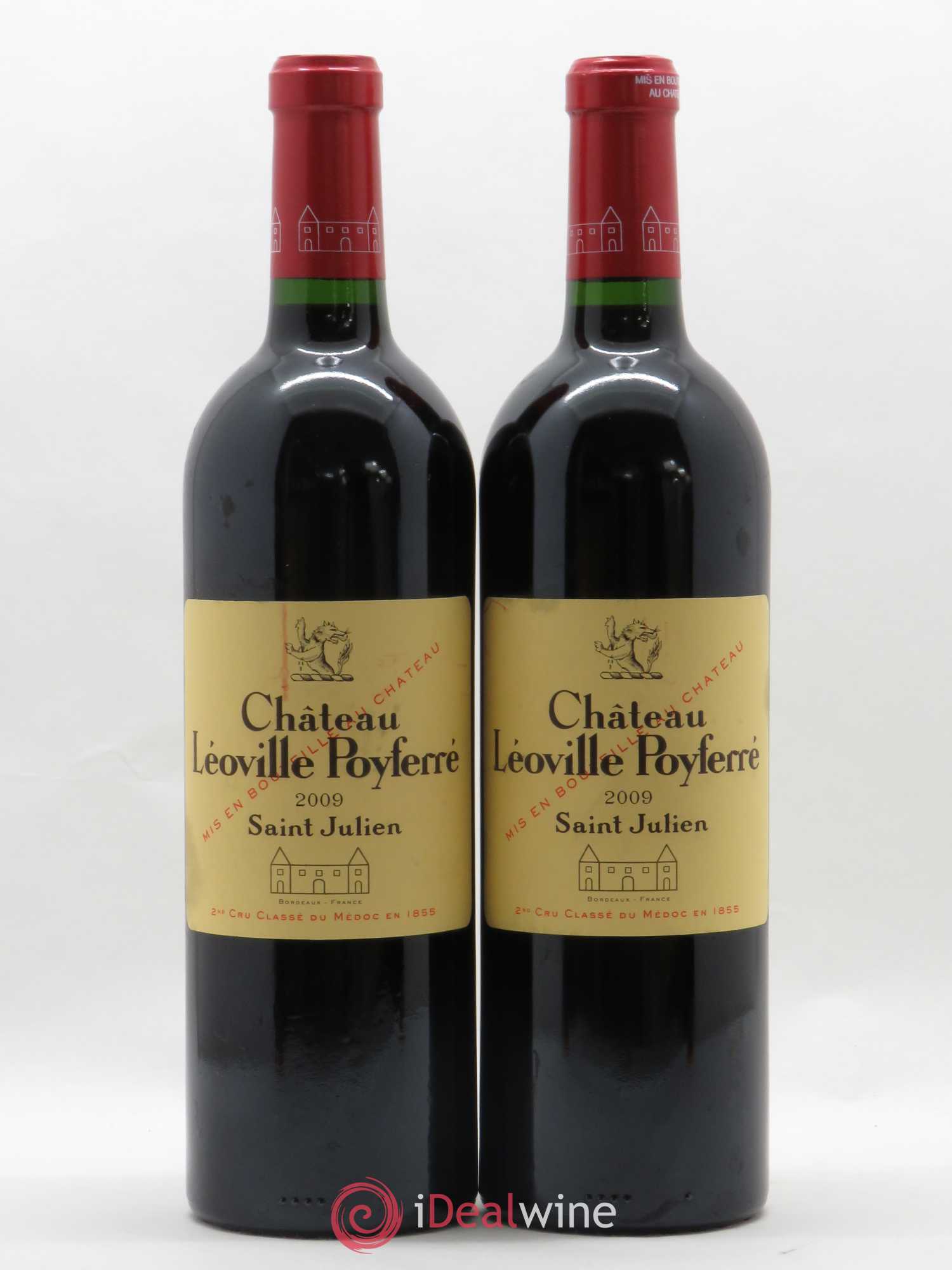 Château Léoville Poyferré 2ème Grand Cru Classé 2009 - Lot de 2 bouteilles - 0