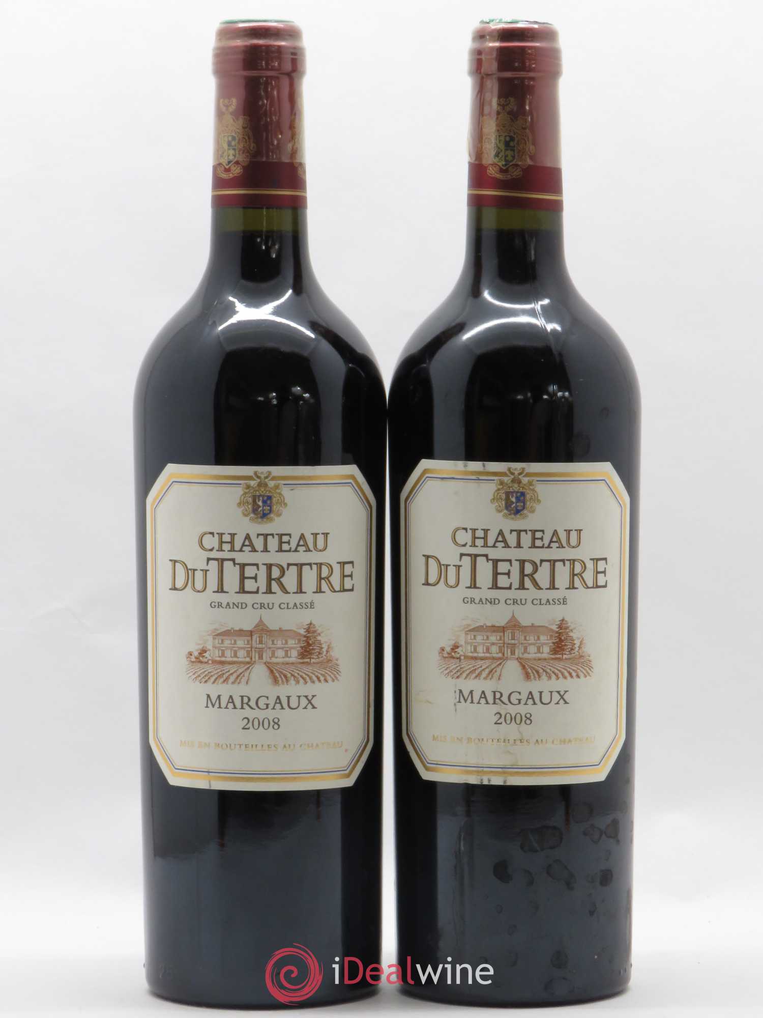 Château du Tertre 5ème Grand Cru Classé 2008 - Lot de 2 bouteilles - 0
