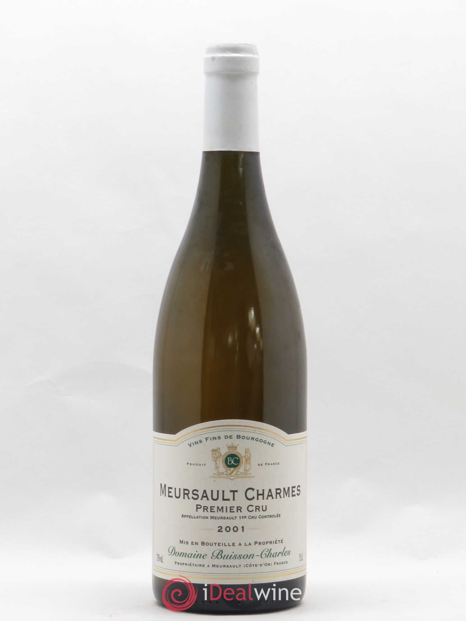 Meursault 1er Cru Charmes Domaine Buisson Charles 2001 - Posten von 1 Flasche - 0