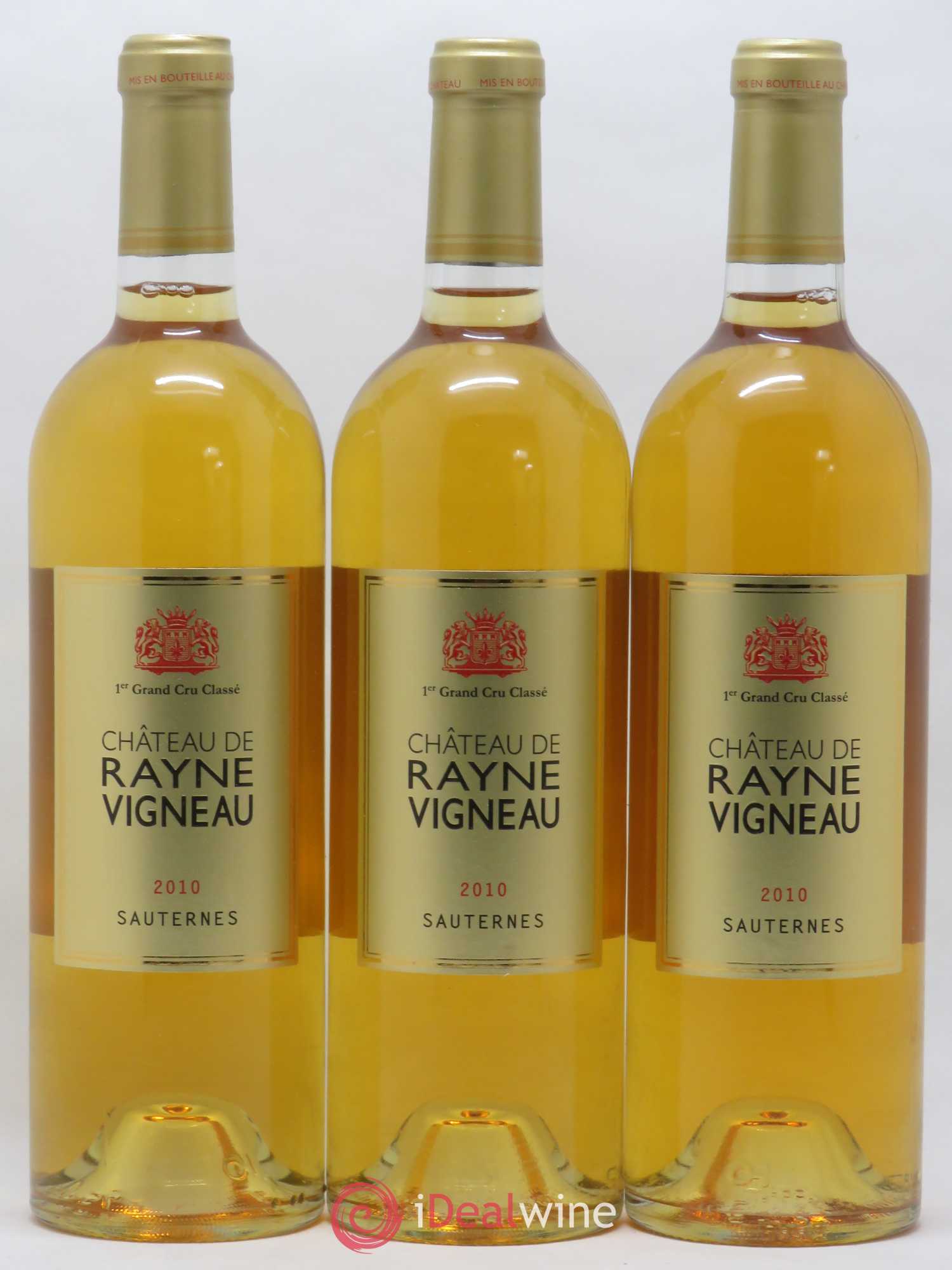 Château de Rayne Vigneau 1er Grand Cru Classé 2010 - Lotto di 3 bottiglie - 0
