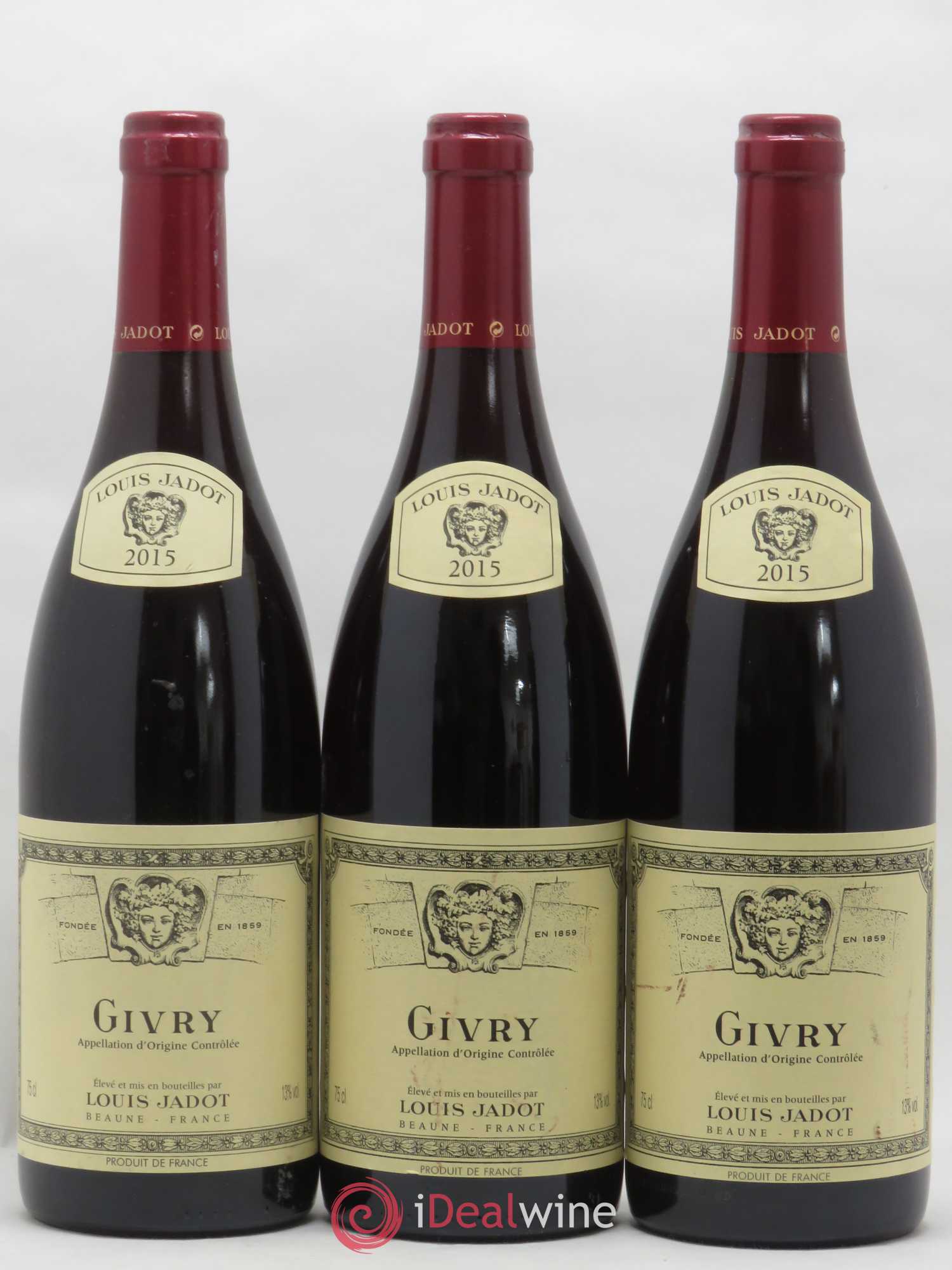 Givry Louis Jadot 2015 - Lot de 3 bouteilles - 0