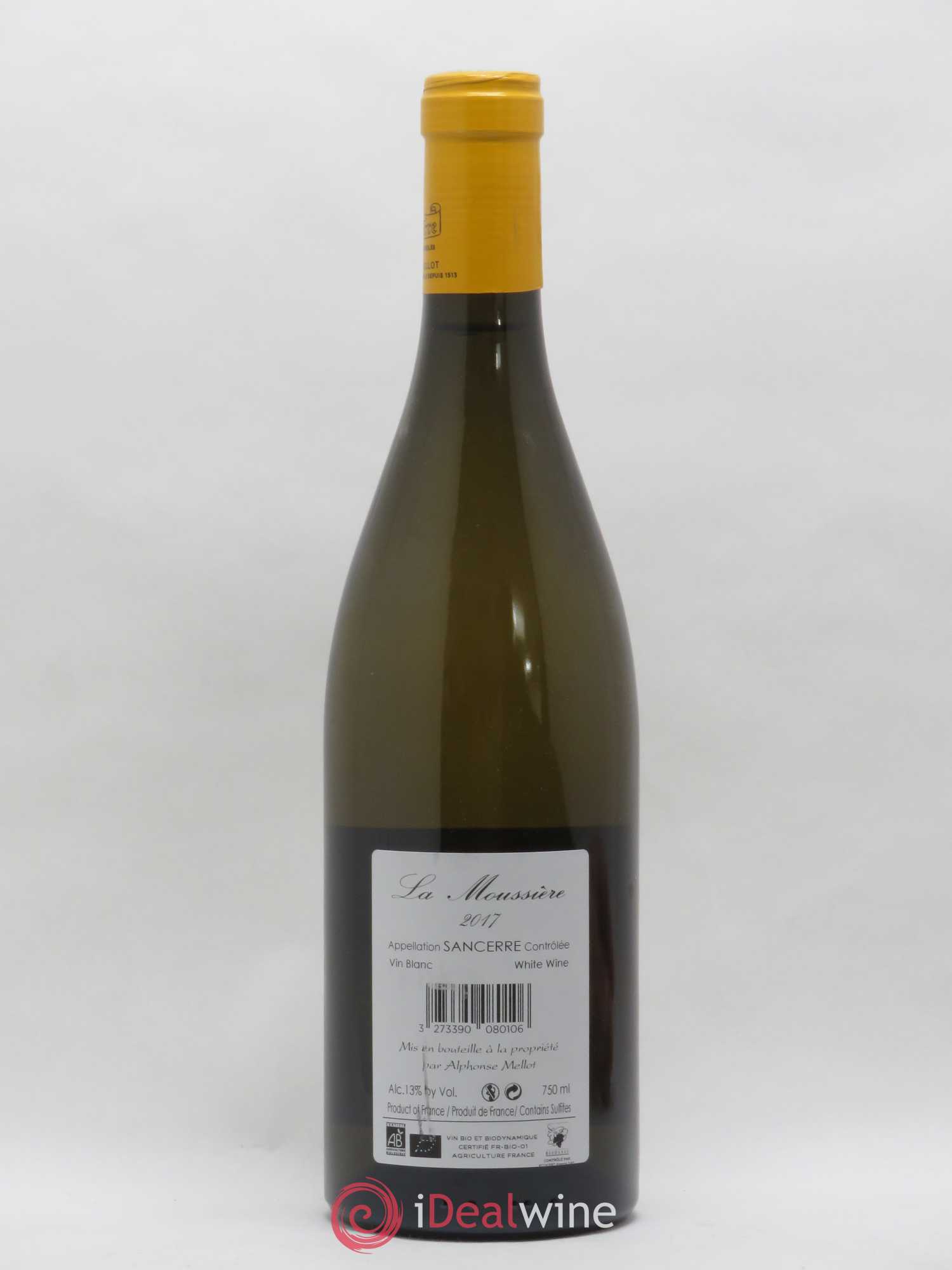 Sancerre La Moussière Alphonse Mellot 2017 - Lot of 1 bottle - 1